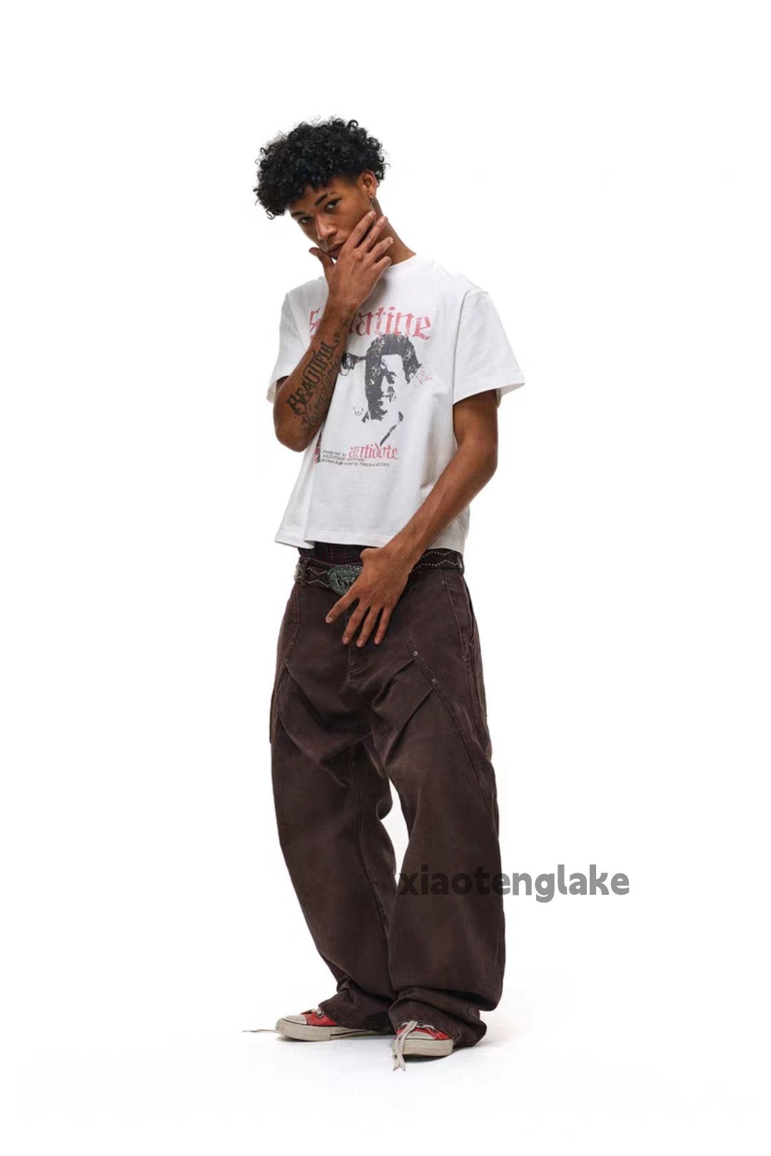 Vintage Utility punk yuppie grunge work cargo patchwork pants Size US 36 / EU 52 - 1 Thumbnail