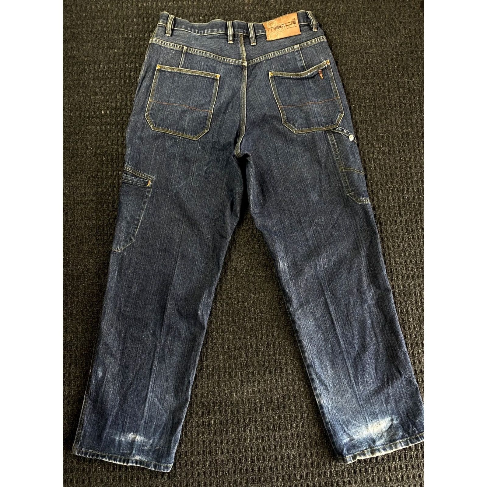 Vintage VINTAGE Mecca Jeans 36 Wide-Leg 90s Grunge Hip Hop Skater Denim Blue Jeans Mens Size US 36 / EU 52 - 2 Thumbnail