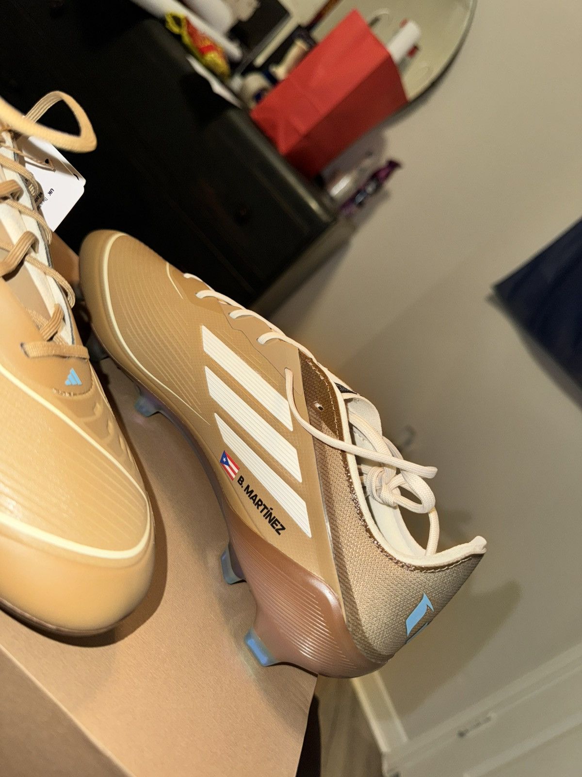 Other Adidas F50 Messi Elite FG Bad Bunny Football Cleats Brown Size US 10.5 / EU 43-44 - 8 Thumbnail