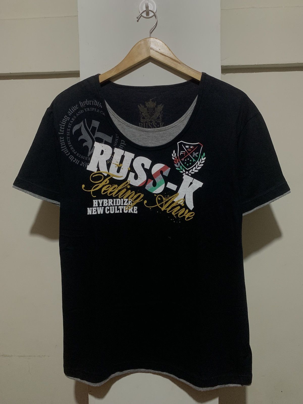 Hysteric Glamour × Supreme Japanese Double Layer Poem Rusk-k LongSleeve Tee Shirt Size US XL / EU 56 / 4 - 1 Thumbnail
