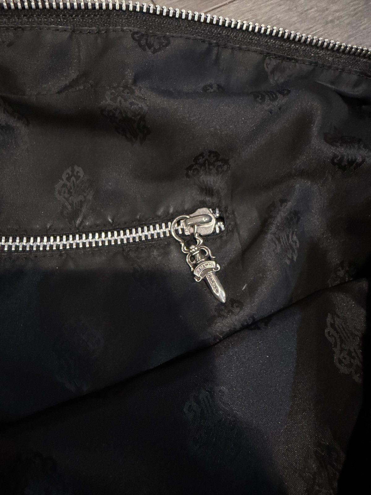 Chrome Hearts Chrome Hearrts 21 Patch Black Leather Bag Size ONE SIZE - 12 Thumbnail