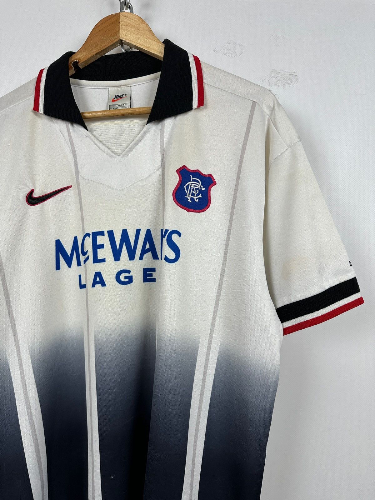 Nike 1998/99 Nike Rangers Vintage Third Kit Jersey Size US XL / EU 56 / 4 - 4 Thumbnail