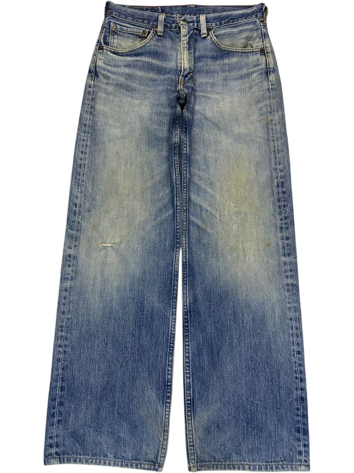 Levi's Vintage 90s Levis 504 Mud Wash Distressed Baggy Jeans Size US 30 / EU 46 - 1 Thumbnail