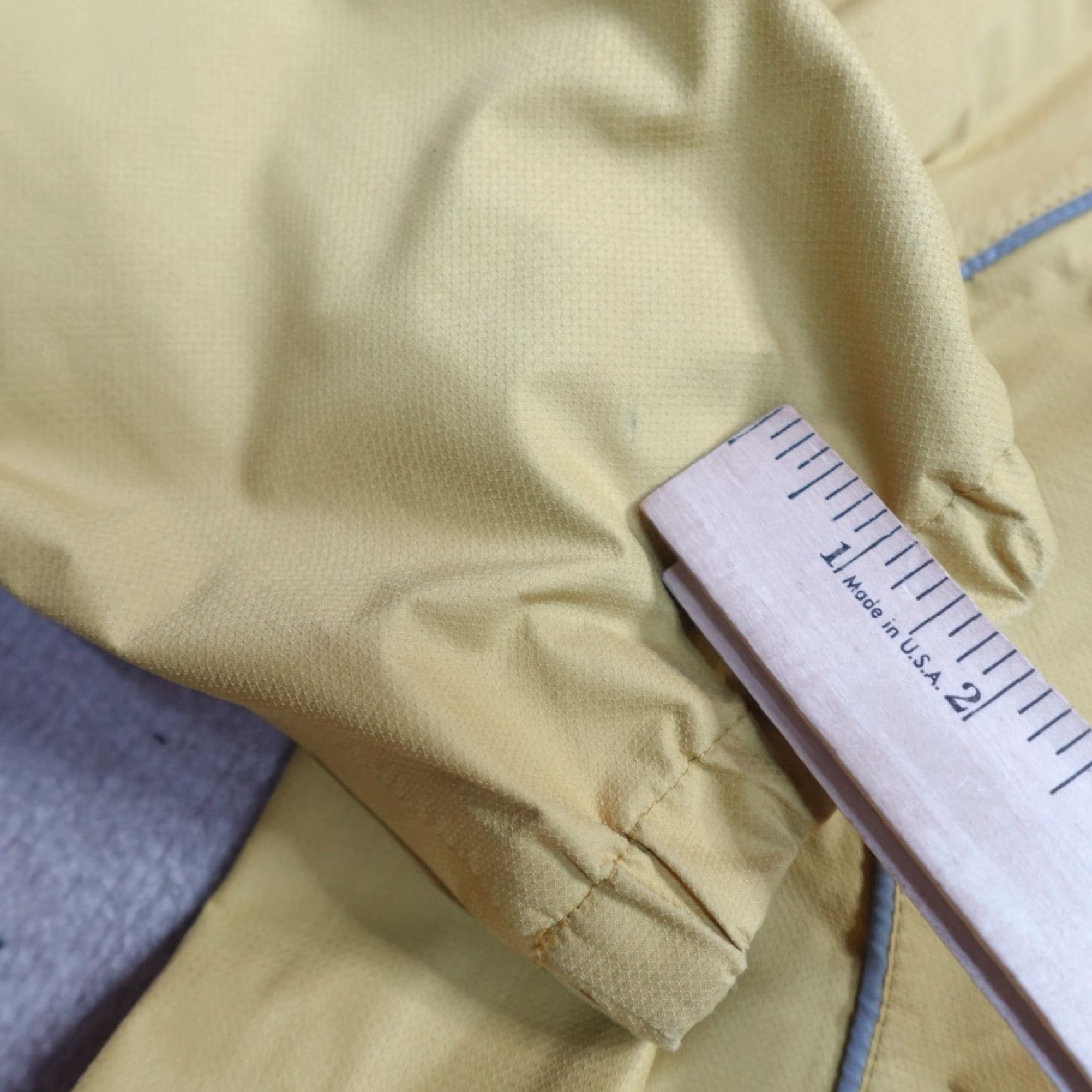 Vintage Lafuma Jacket L Yellow Full Zip Gore-Tex Paclite Windbreaker Race Jacket Men Casual Activewear Size US L / EU 52-54 / 3 - 7 Thumbnail