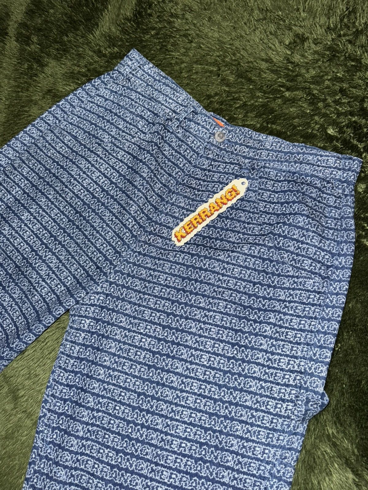 Designer [32] KERRANG! Magazine Logo Print Relaxed Fit Painter Pants Size US 32 / EU 48 - 2 Thumbnail