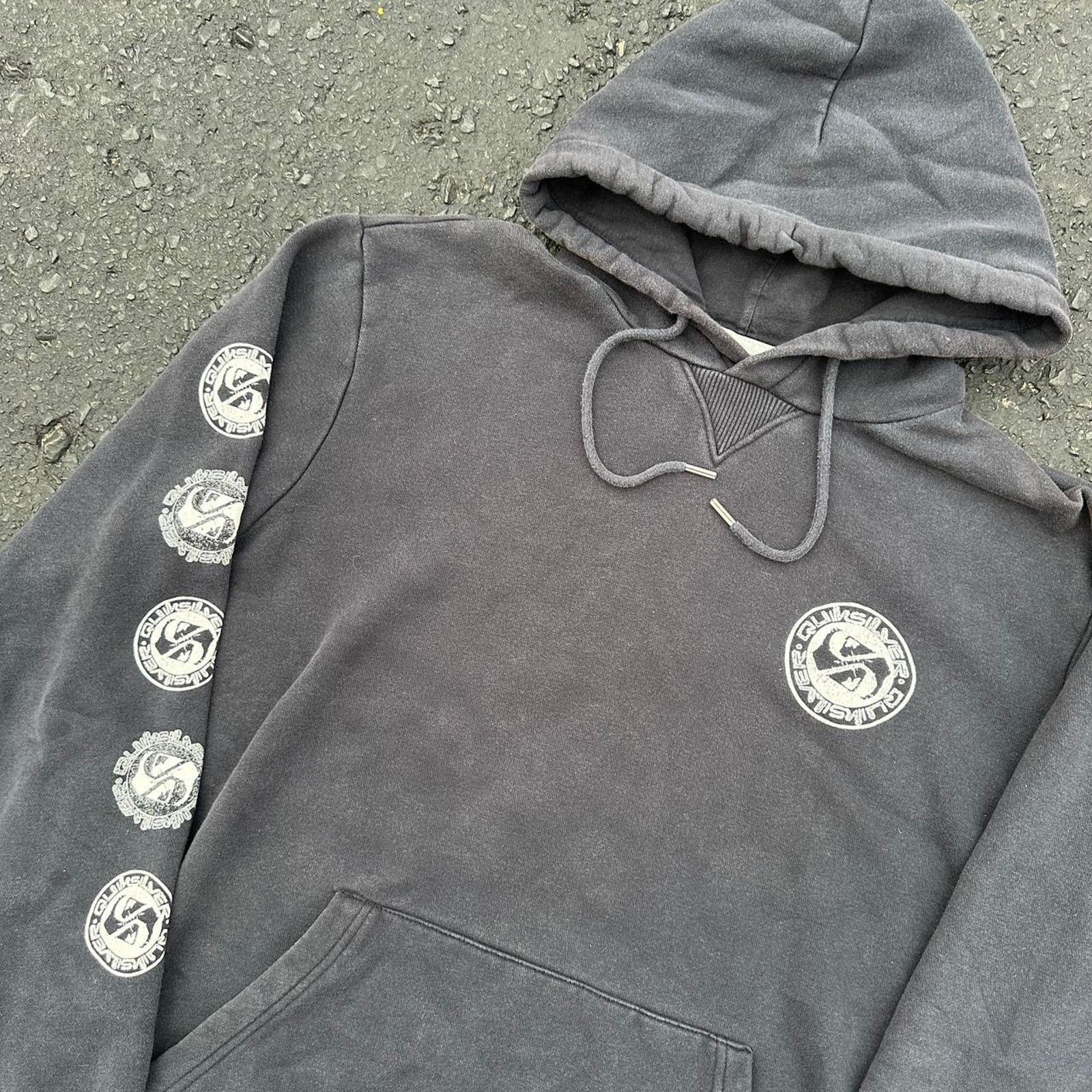 Quiksilver × Vintage Vintage Quiksilver Hoodie Size US XL / EU 56 / 4 - 3 Thumbnail