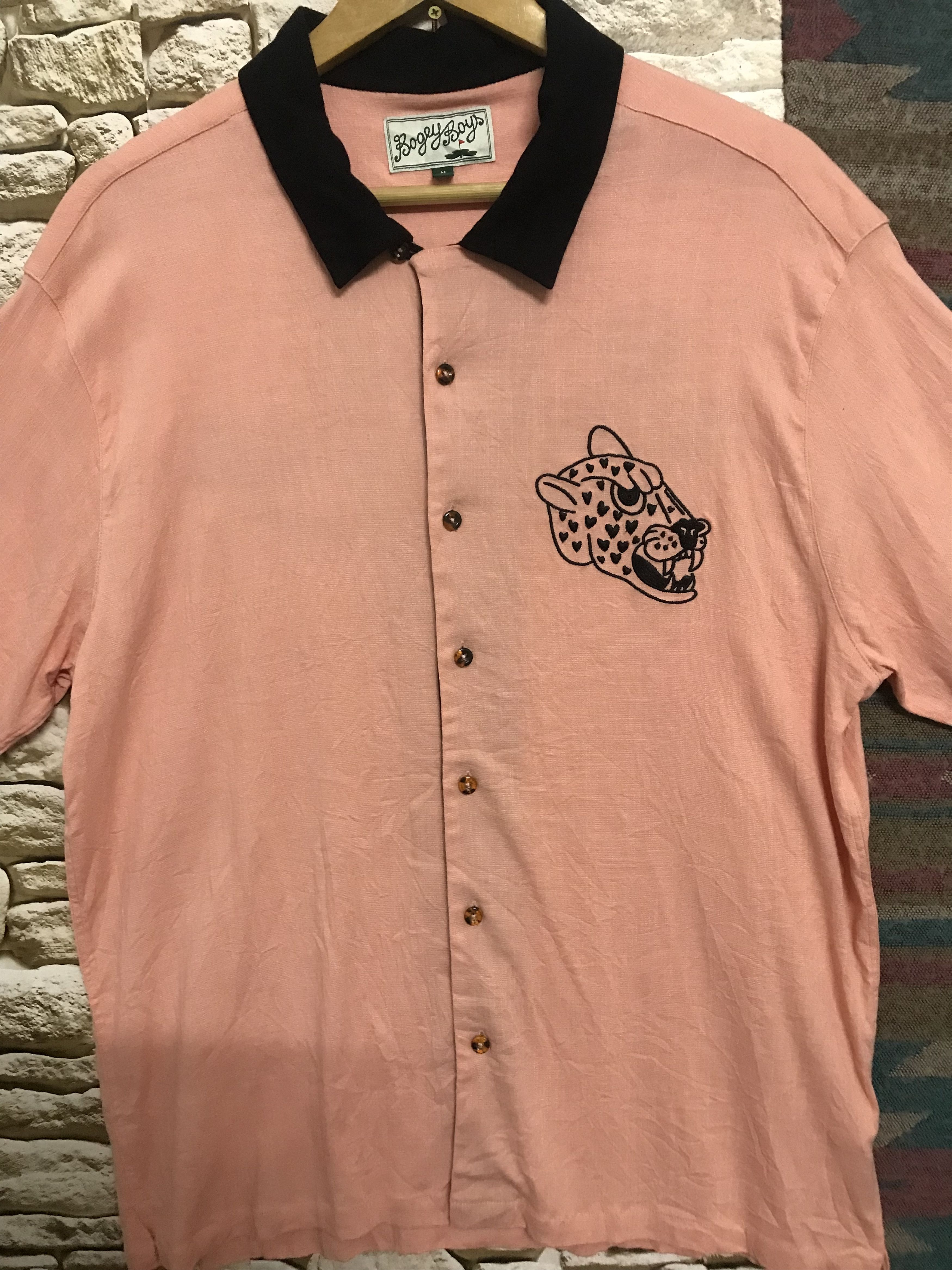 Japanese Brand Rockabilly Bowling Shirt Bogey Boys Rayon Shirt Size US M / EU 48-50 / 2 - 3 Thumbnail