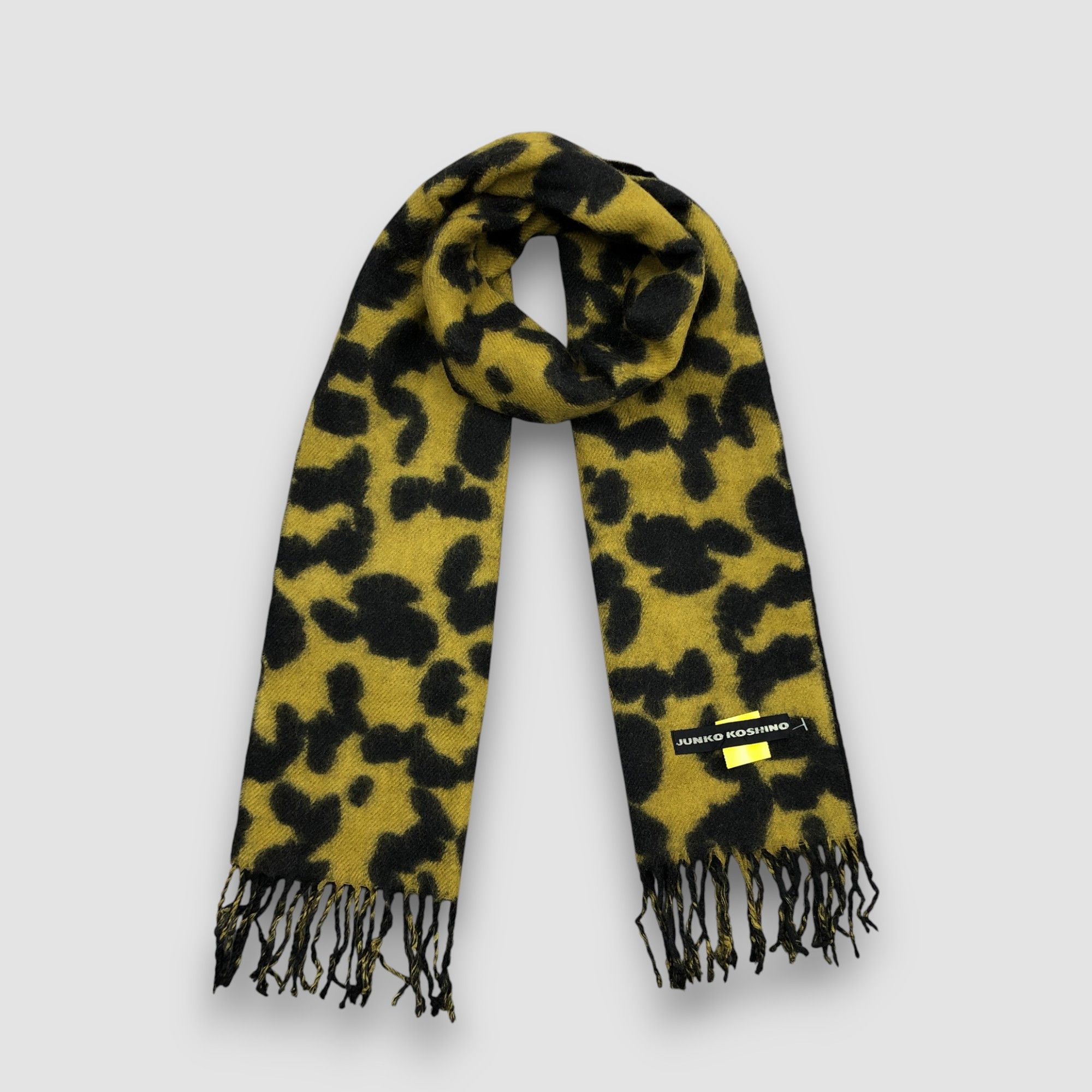 Junko Shimada Vintage Junko Koshino Scarf Muffler Wool Cashmere Scarves Size ONE SIZE - 1 Thumbnail