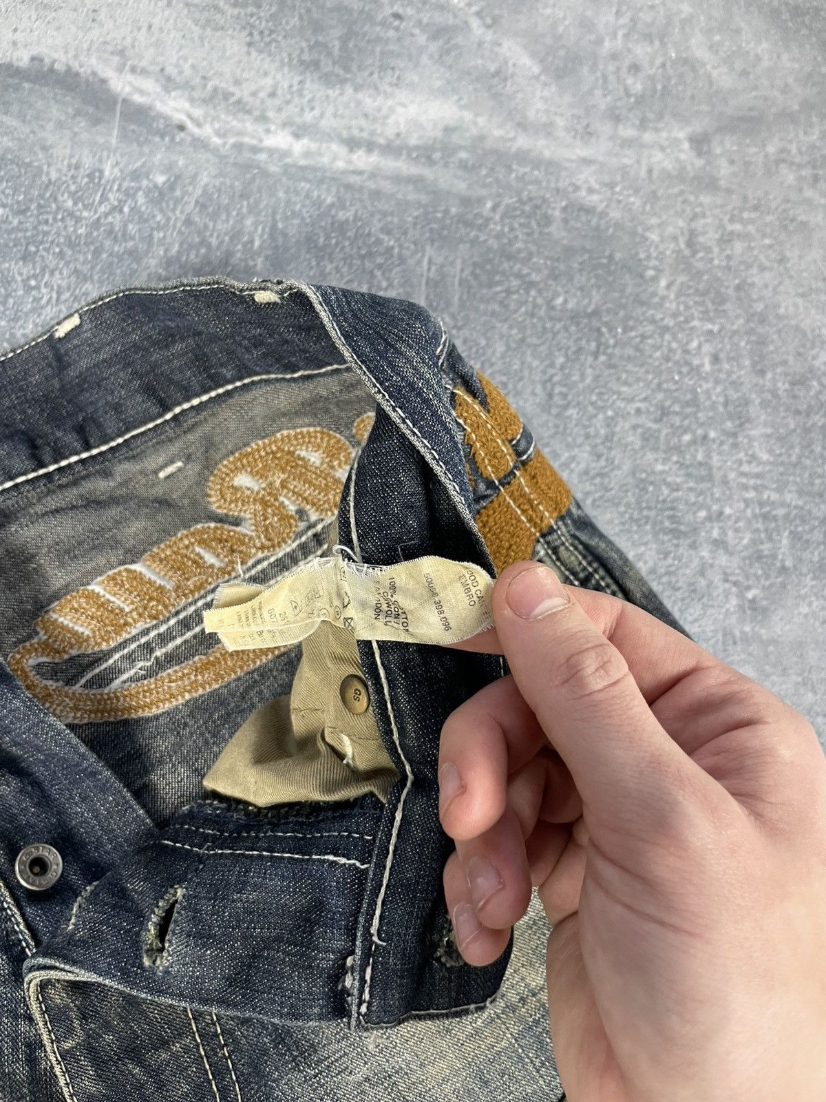 G-Star Vintage distressed BIG LOGO G Star Raw denim jeans Size US 30 / EU 46 - 9 Thumbnail