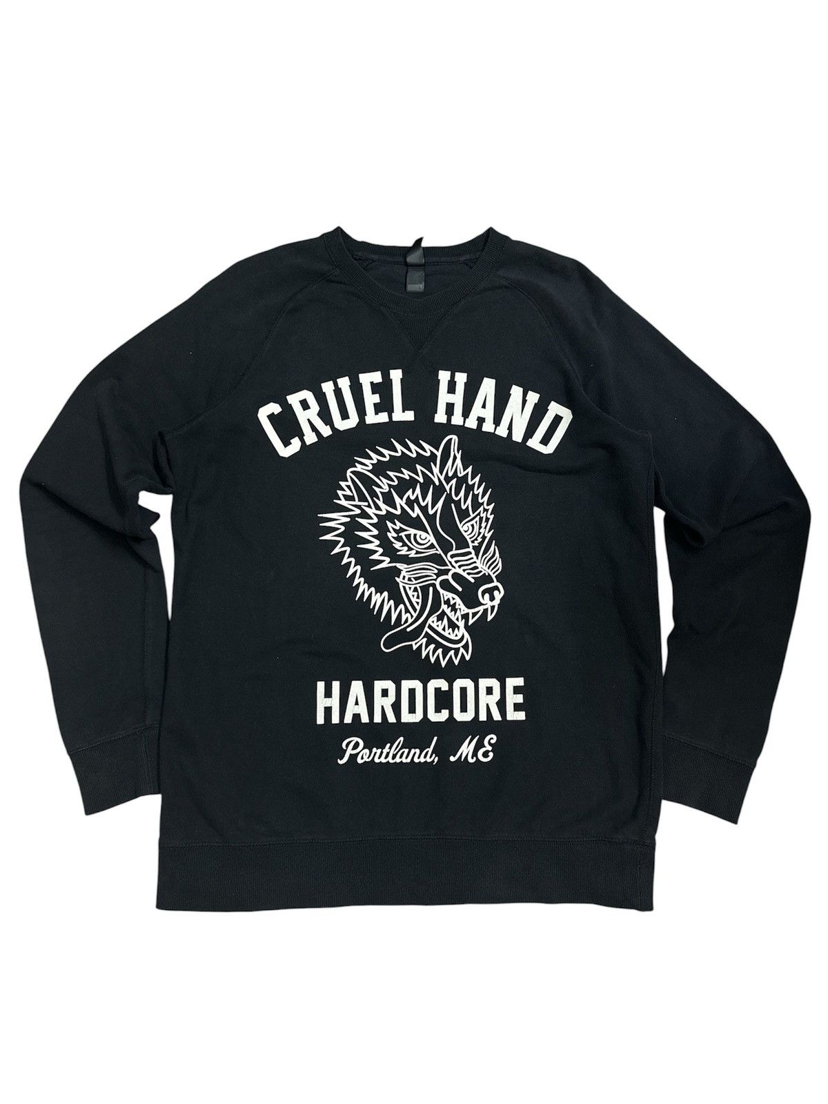 Vintage Cruel Hand Hardcore Portland Maine Wolf Crewneck Sweatshirt Size US L / EU 52-54 / 3 - 1 Thumbnail