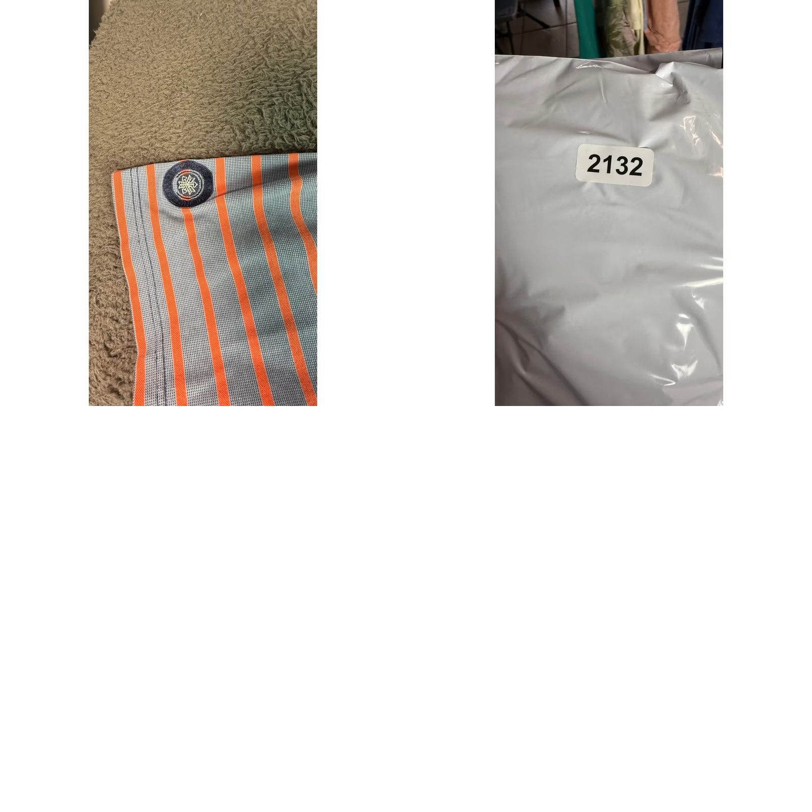 Peter Millar Peter Millar Polo Shirt Striped Golf Casual Short Sleeve Blue Orange Large L Mens Polo Shirt Size US L / EU 52-54 / 3 - 8 Thumbnail