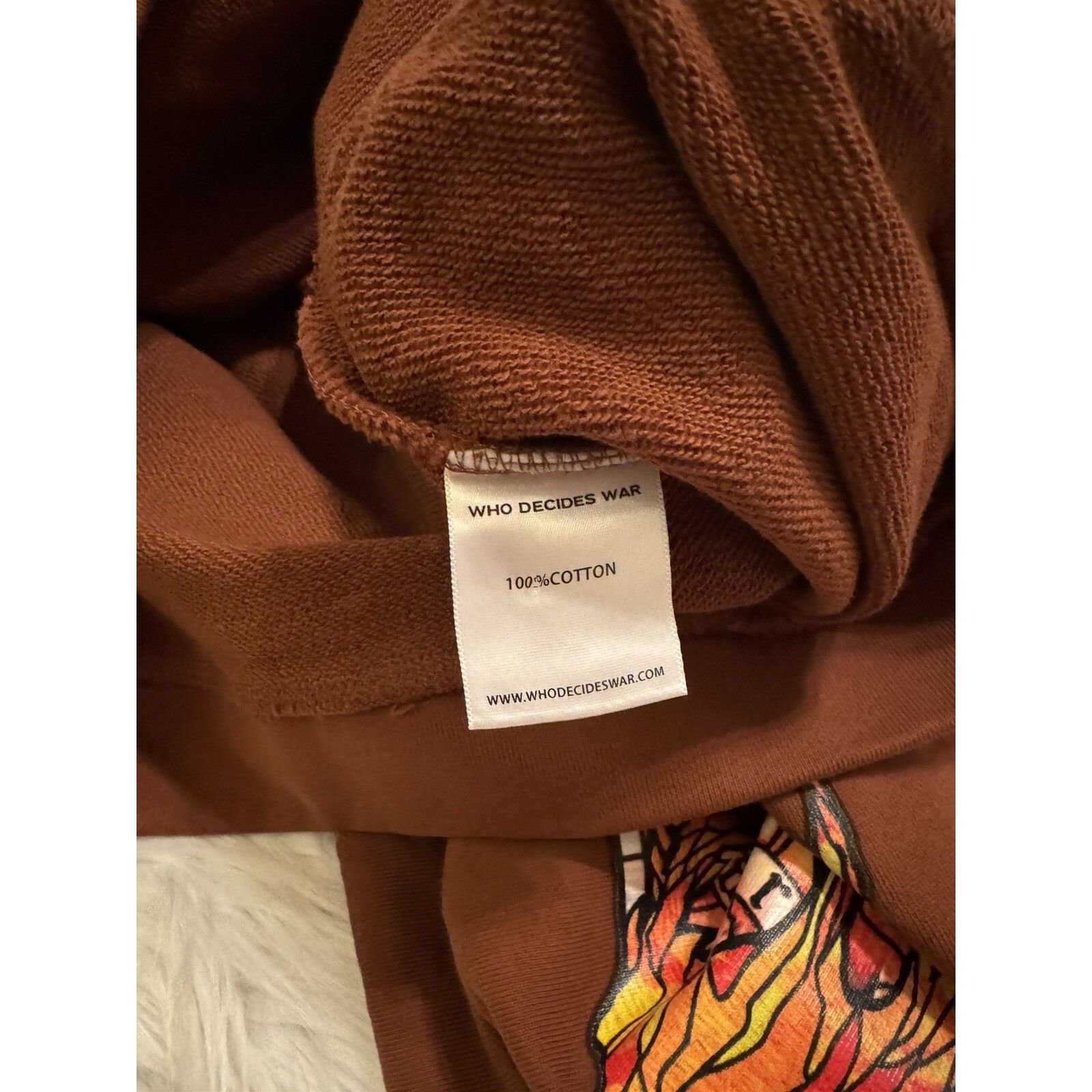 Who Decides War Who Decides War Flame Glass Hooded Sweatshirt Hoodie Crystal Size US XL / EU 56 / 4 - 4 Thumbnail