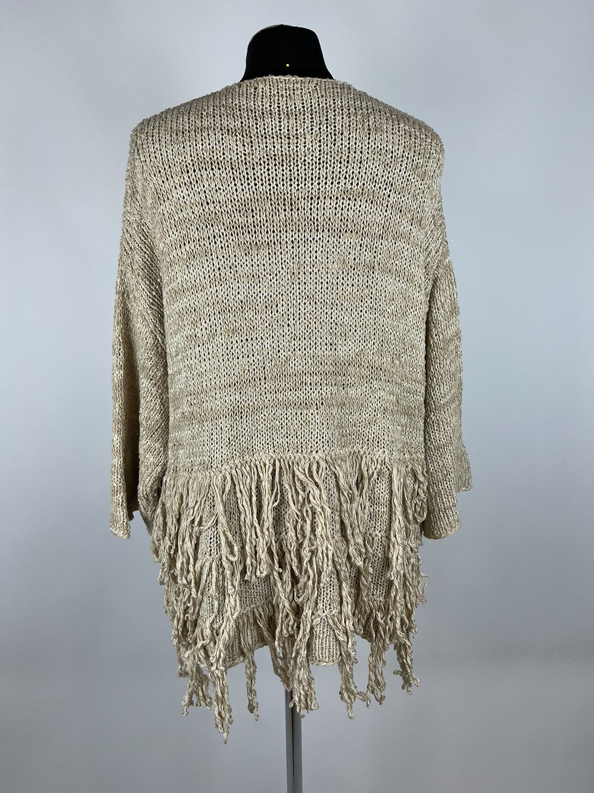 Designer × Fabiana Filippi Fabiana Filippi Oversize Cardigan Fringe Trim Size M (0330) Size M / US 6-8 / IT 42-44 - 3 Thumbnail