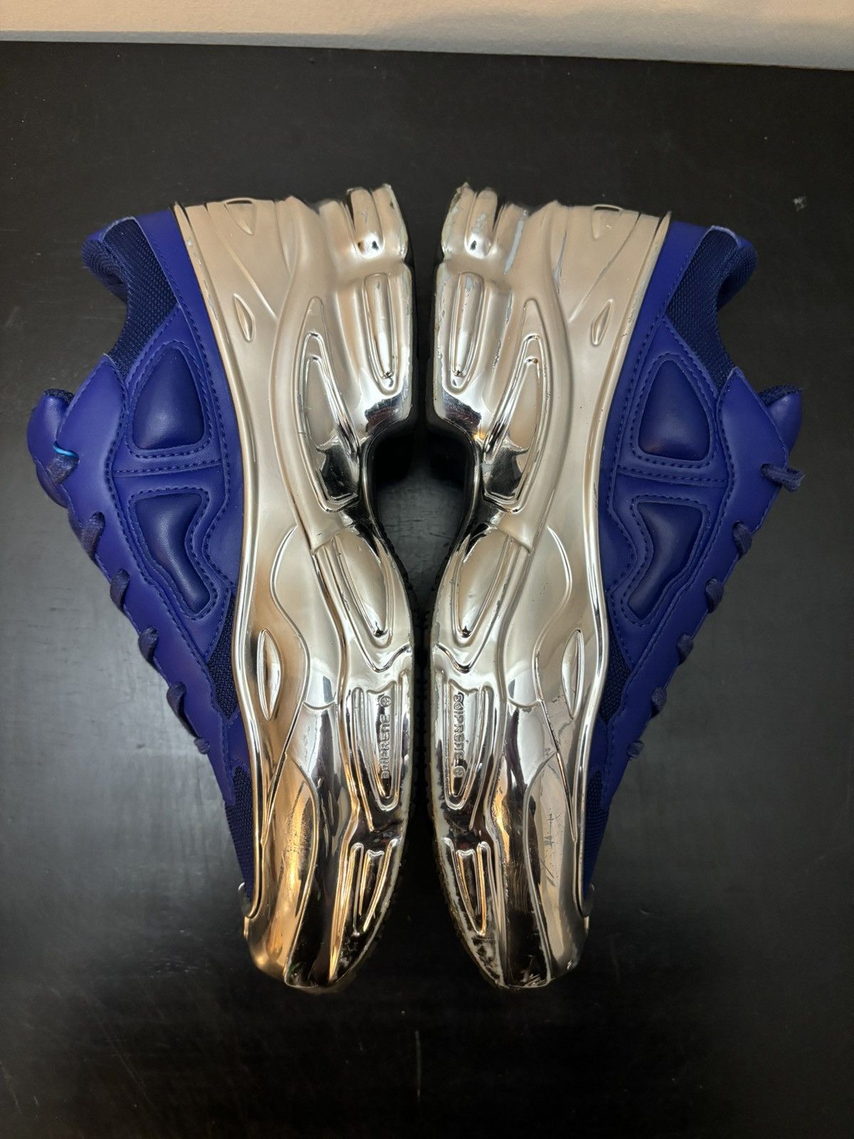 Adidas × Raf Simons adidas Raf Simons Ozweego Unity Ink Silver Metallic Size US 8.5 / EU 41-42 - 4 Thumbnail