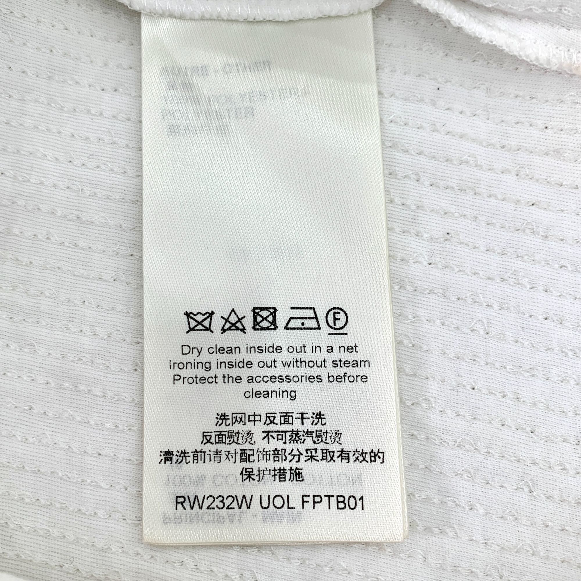 Louis Vuitton X14316 Louis Vuitton White Sequin Short Sleeve Top Size S / US 4 / IT 40 - 6 Thumbnail