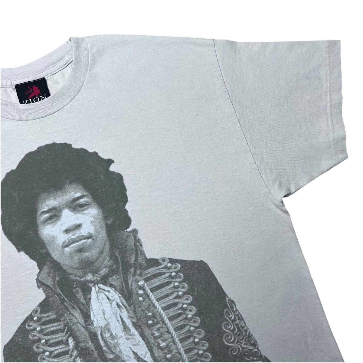 Band Tees × Vintage × Zion Rootswear Vintage 2002 Jimi Hendrix Zion Rootswear Graphic Band Tee Size US XL / EU 56 / 4 - 5 Thumbnail