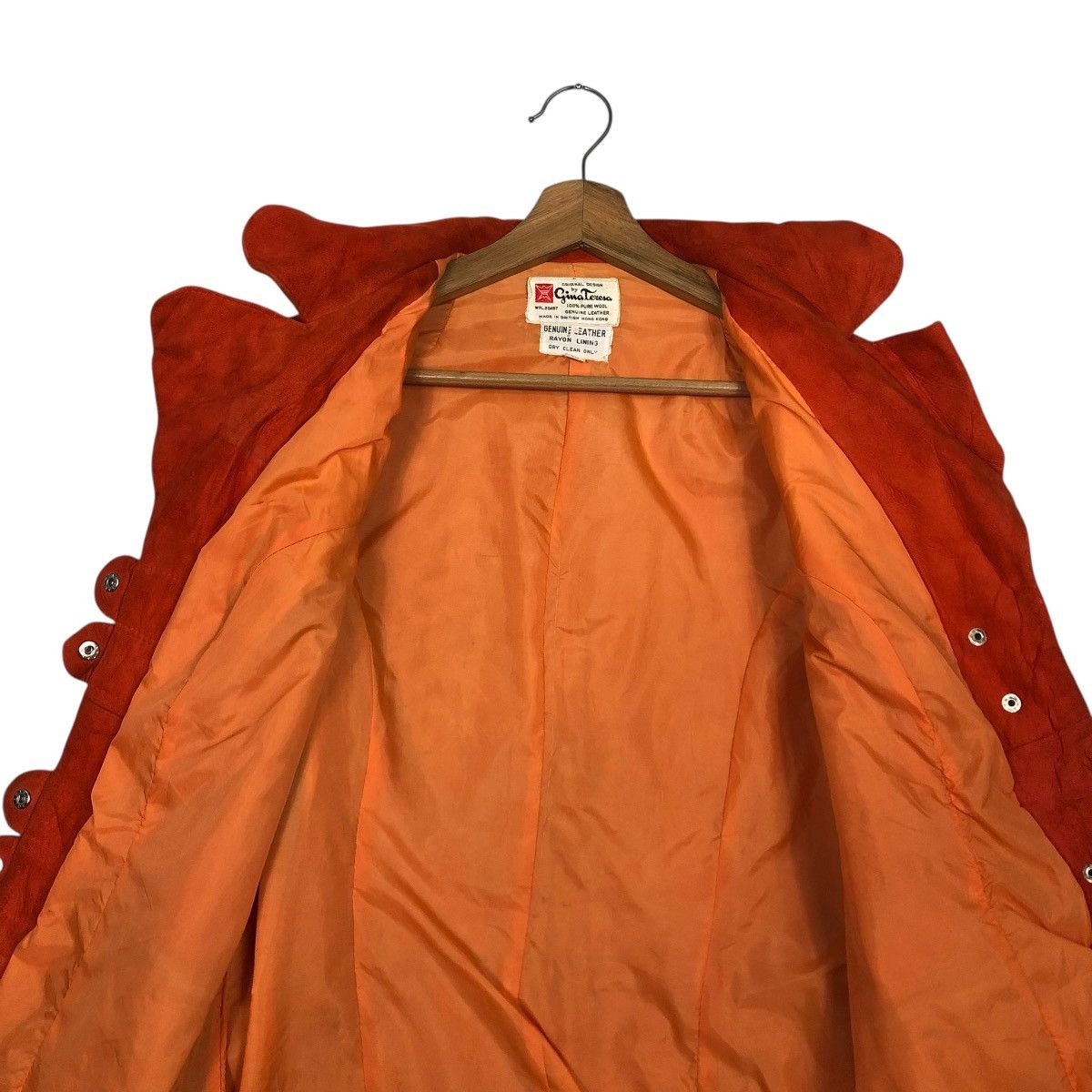 Vintage 🔥VINTAGE CHORE WORK LEATHER JACKET GINATERESA ISSEY MIYAKE Size US M / EU 48-50 / 2 - 16 Thumbnail