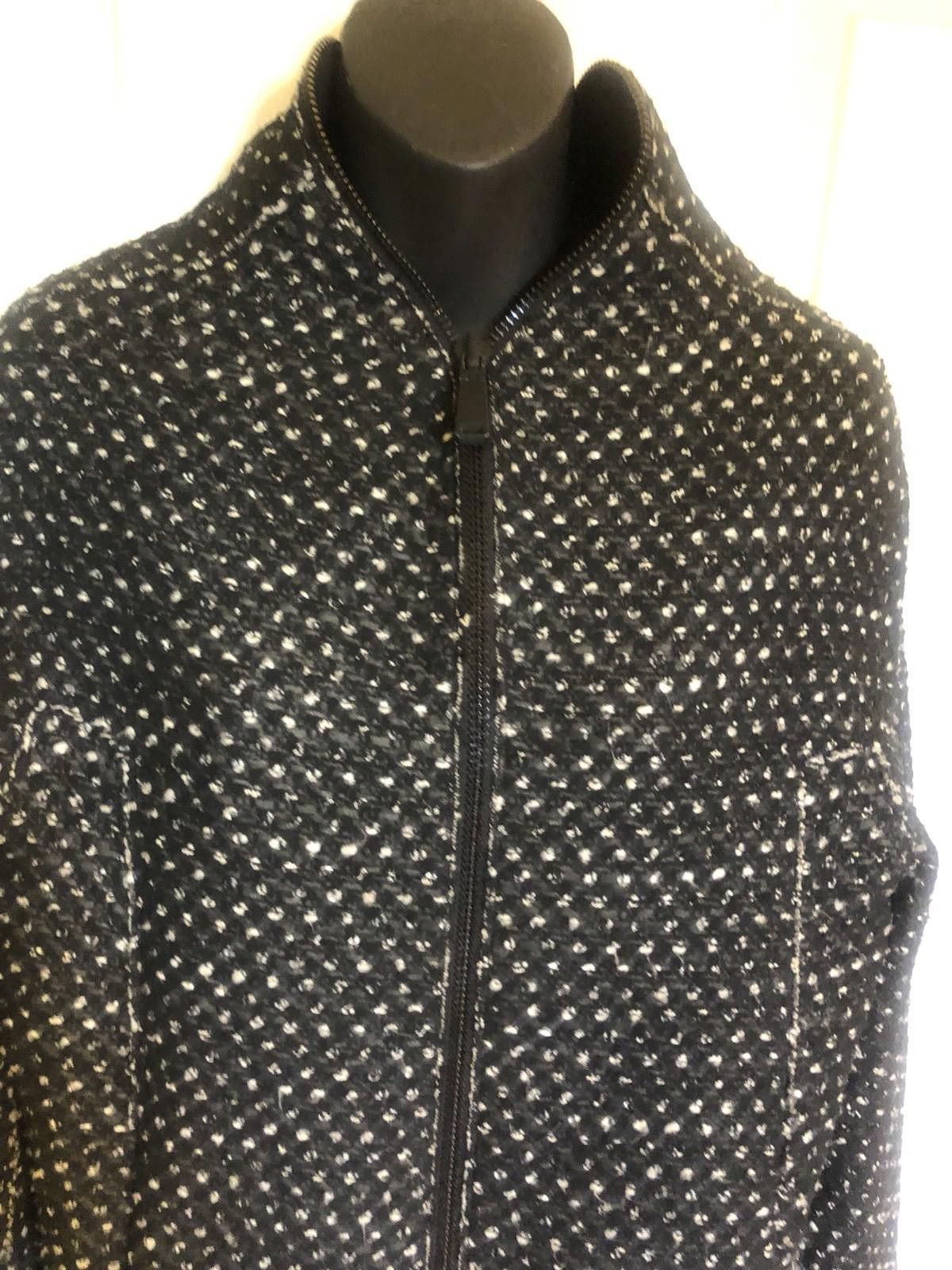 Elie Tahari Elie Tahari Stylish Zipped Wool Blend Coat Sz XS Ret $749 Size XS / US 0-2 / IT 36-38 - 7 Thumbnail
