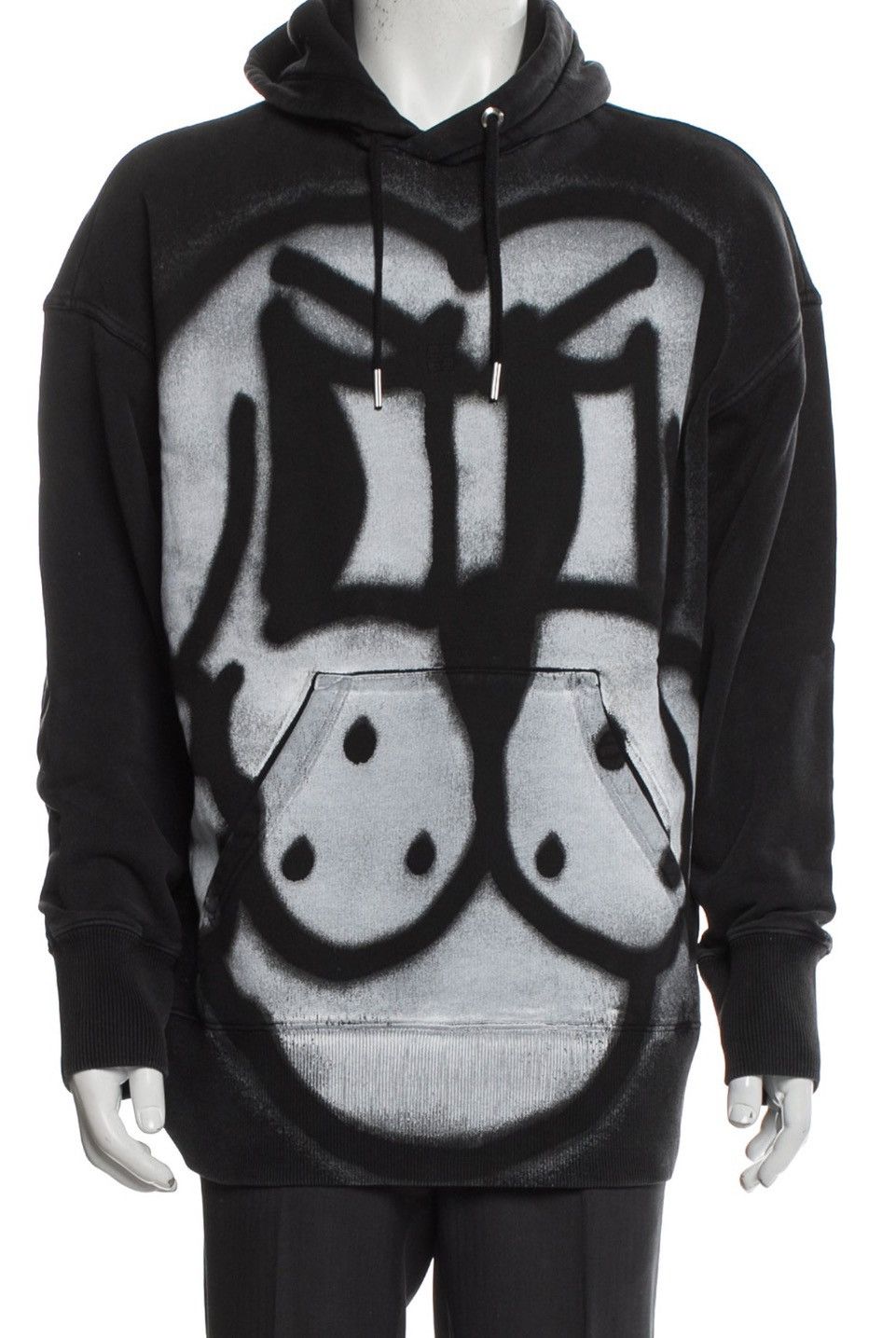 Chito × Givenchy Givenchy x Chito Black Graffiti Dog Hoodie Size US S / EU 44-46 / 1 - 1 Thumbnail