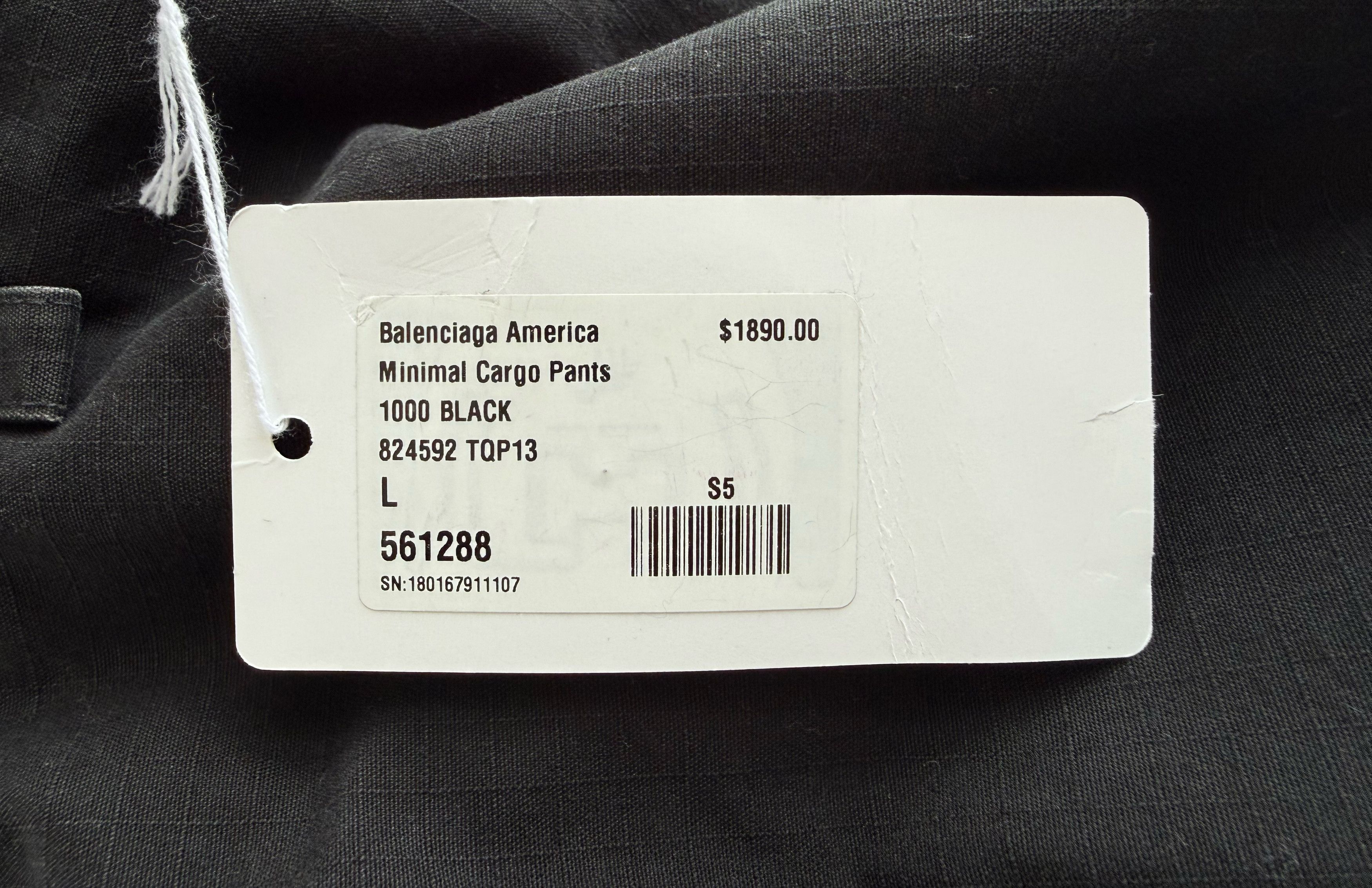 Balenciaga Balenciaga Minimal Cargo Pants Size US 34 / EU 50 - 7 Thumbnail
