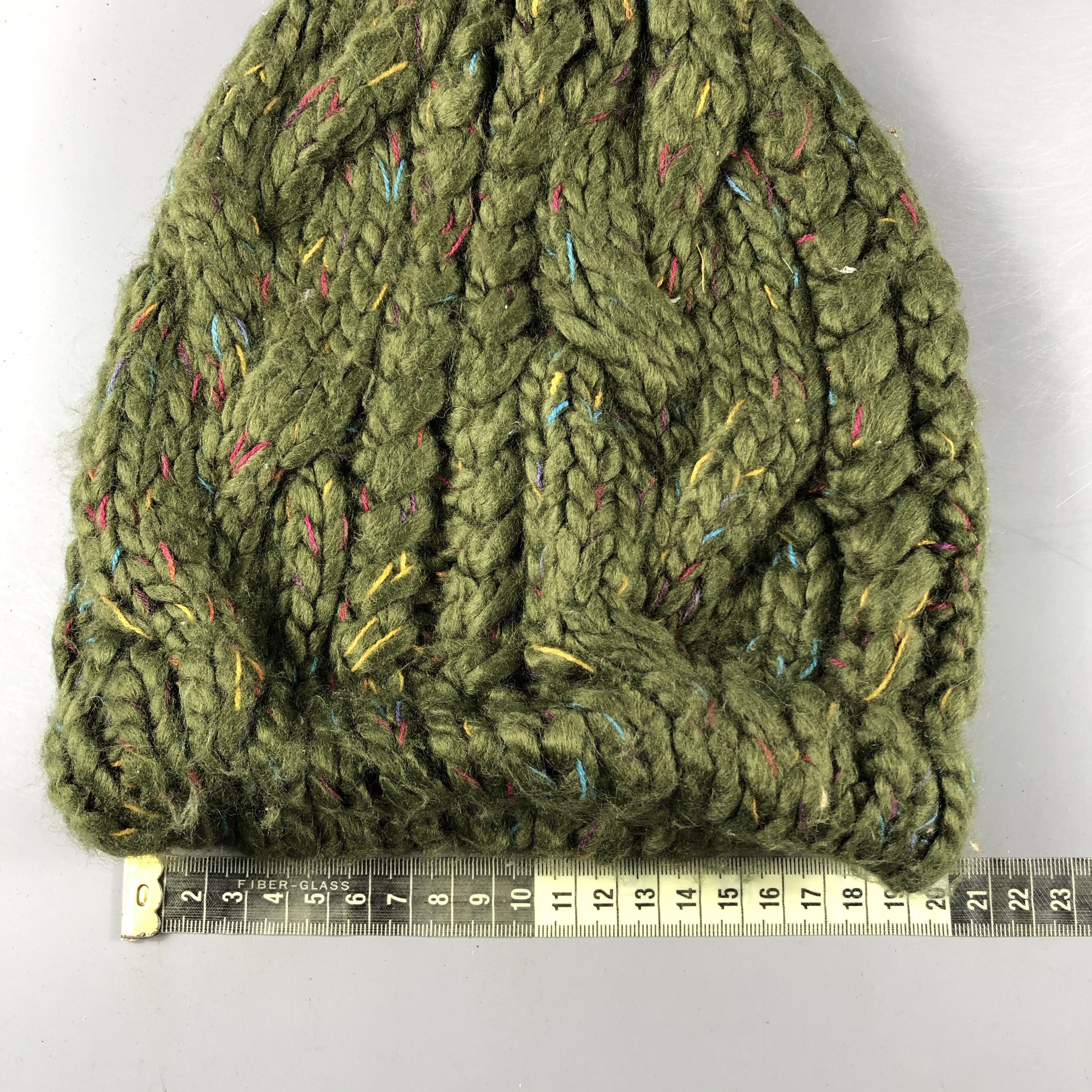 Japanese Brand × Vintage Aran Isle PomPom Beanie Snow Hat Snow Cap -D588 Size ONE SIZE - 4 Thumbnail