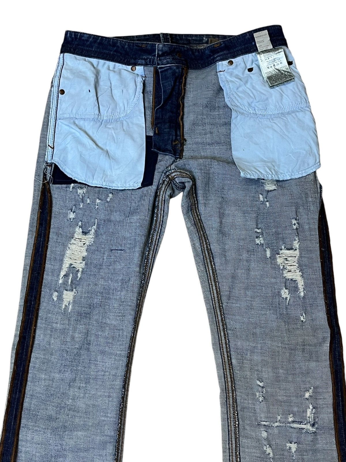 Diesel SICK🔥DIESEL SLIM SKINNY S/S 2016 DISTRESSED STYLE JEANS Size US 31 - 11 Thumbnail