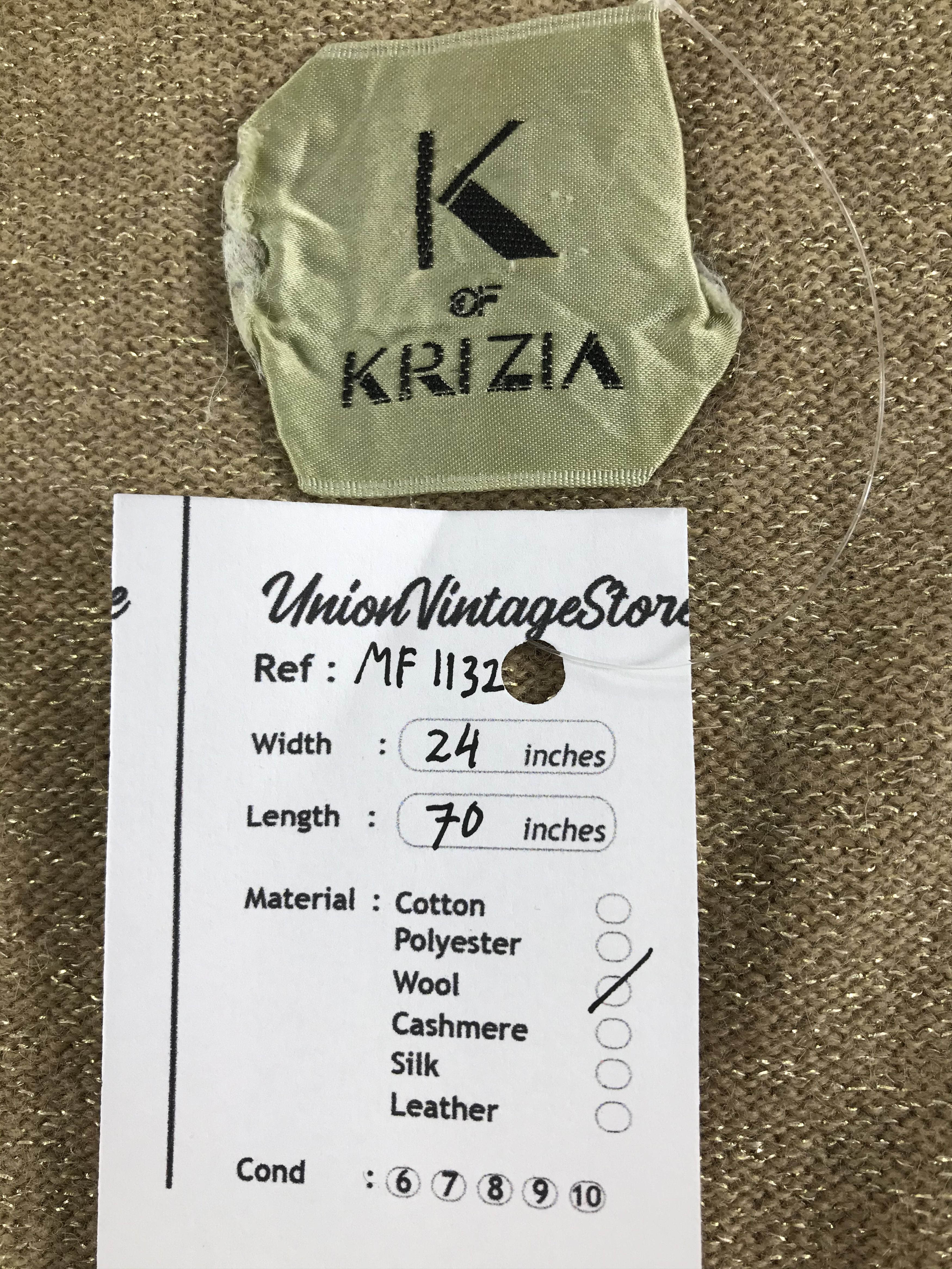Krizia Uomo Vintage Krizia Scarf/Muffler/Neckwear MF1132 Size ONE SIZE - 5 Thumbnail