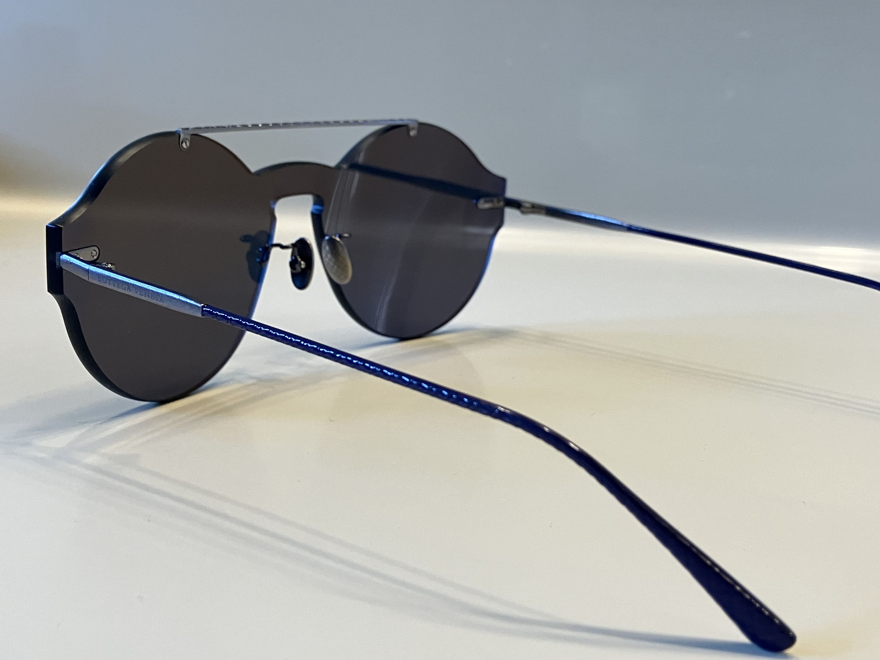 Bottega Veneta Bottega Veneta BV0207S 002 Ruthenium Sunglasses UNISEX Size ONE SIZE - 6 Thumbnail
