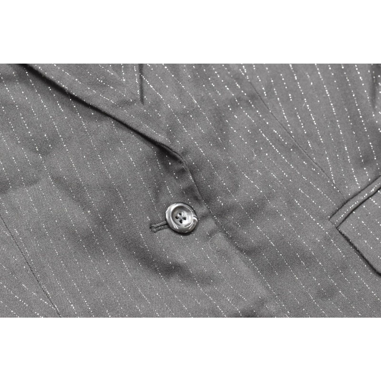 Banana Republic Banana Republic Blazer Pinstripe Two Button Black 8 Women Size M / US 6-8 / IT 42-44 - 7 Thumbnail
