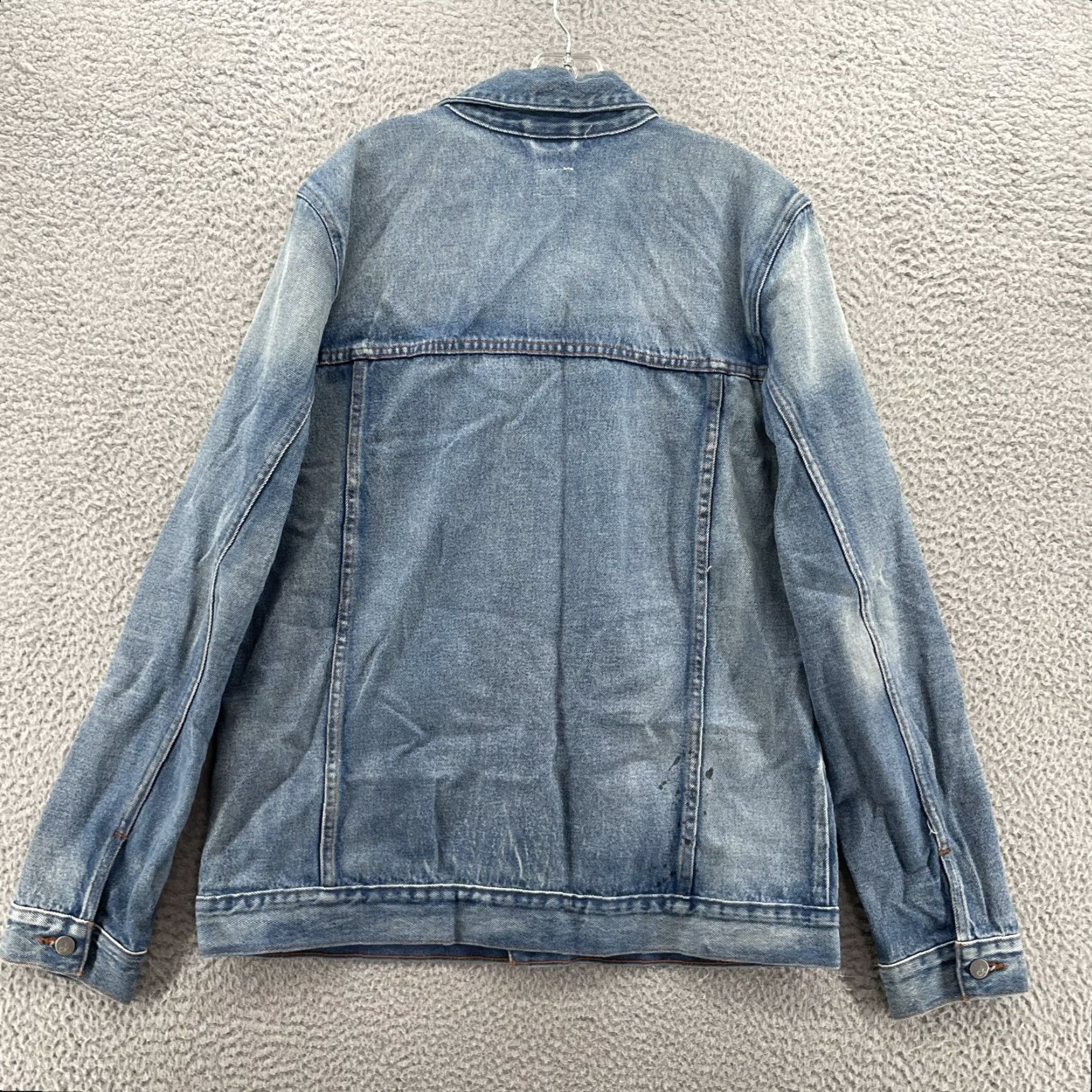 Calvin Klein VINTAGE Calvin Klein Jeans Jacket Men Large Denim 90s Classic Streetwear Preppy Workwear Blue Denim Jacket Mens Large 90s Calvin Klein Jeans Jacket Size US 33 - 4 Thumbnail