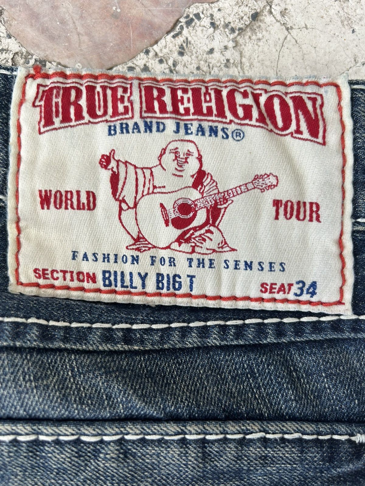 True Religion True Religion Billy Waist 34 Vintage Denim Size US 34 / EU 50 - 10 Thumbnail