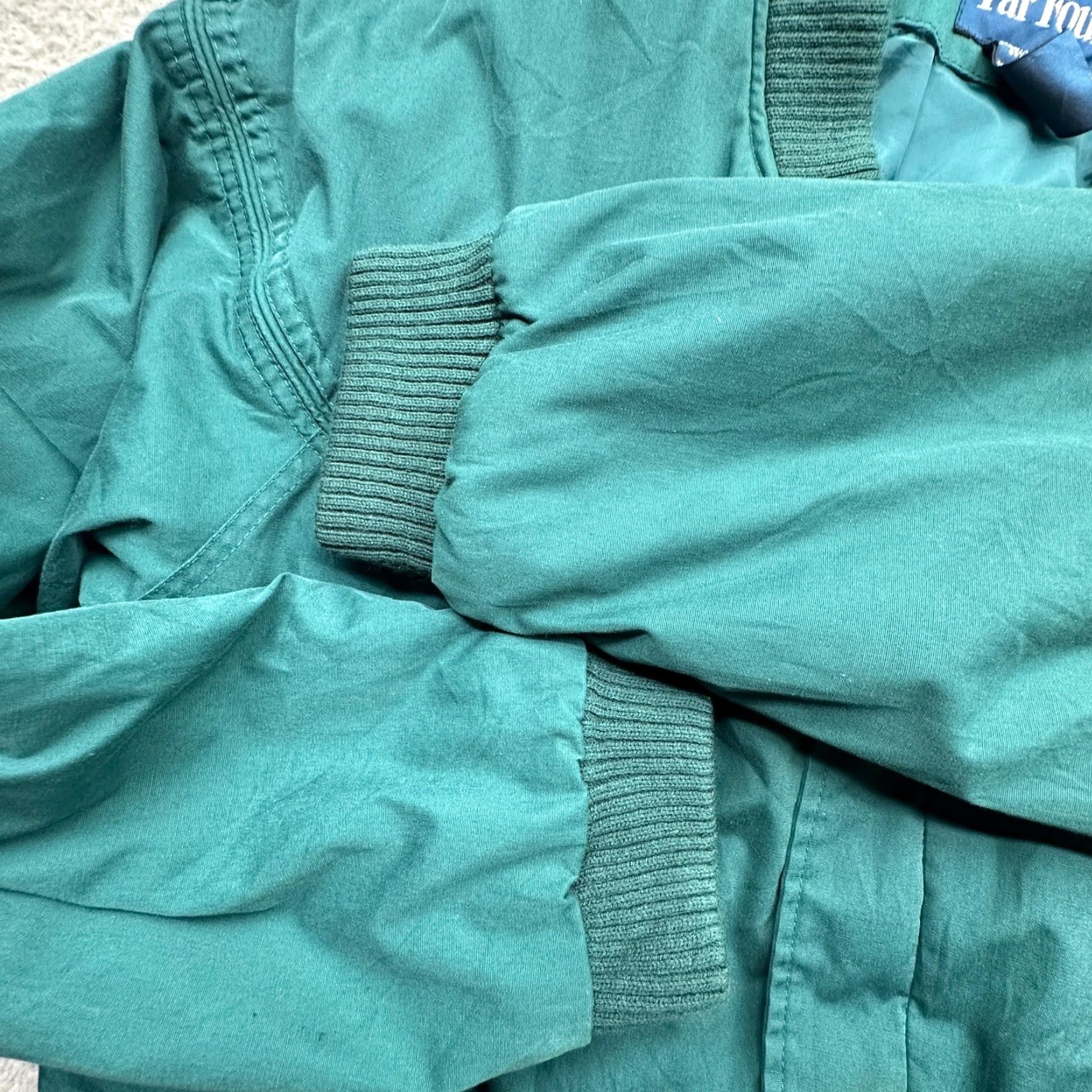 Vintage VINTAGE Par Four Bomber Jacket Mens Large Green Puffer Quilted Lined 90s Size US L / EU 52-54 / 3 - 5 Thumbnail