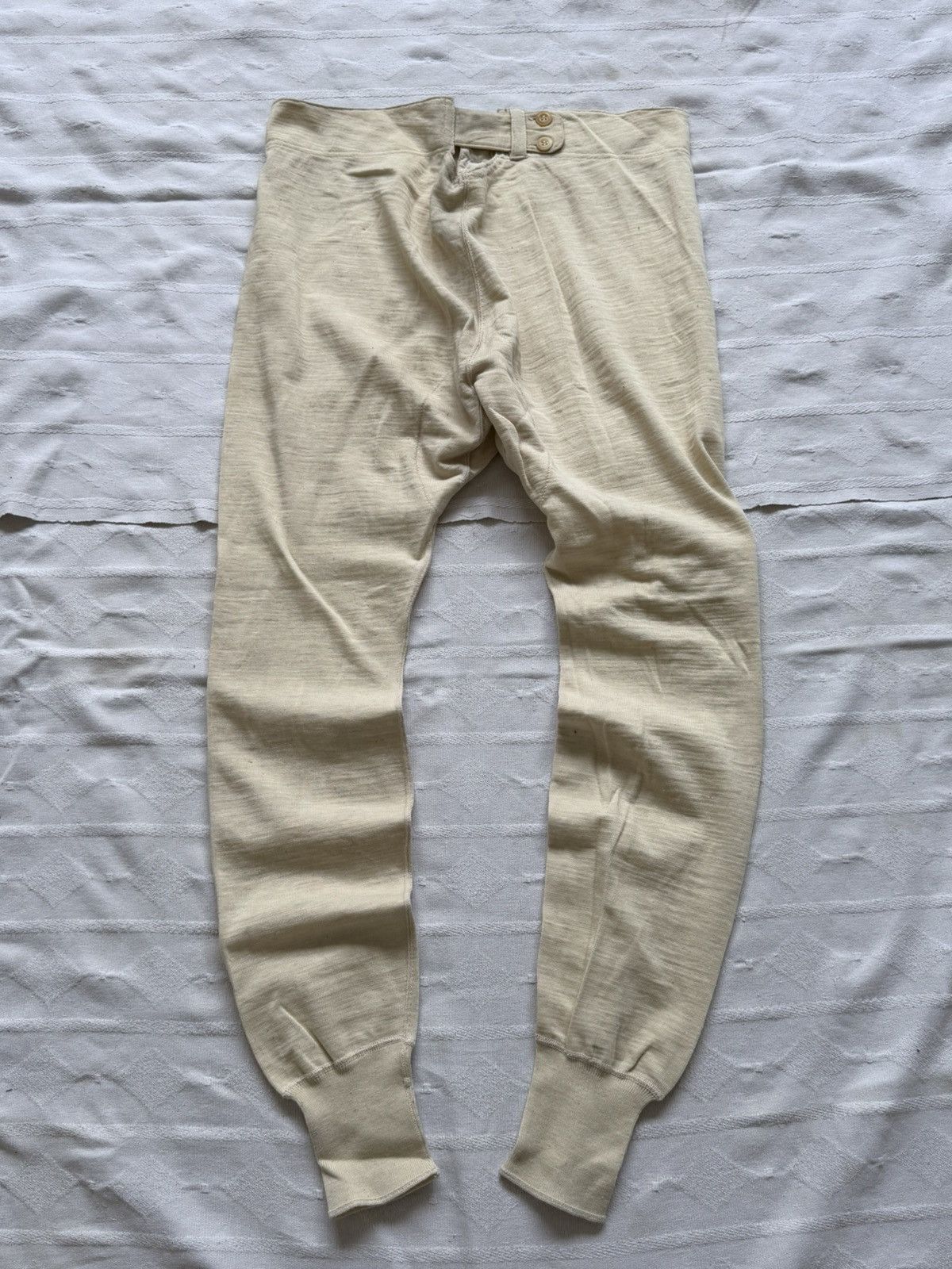 Vintage Vintage 1951 Dated French Military Underwear Thermal Pants Size US 30 / EU 46 - 6 Thumbnail