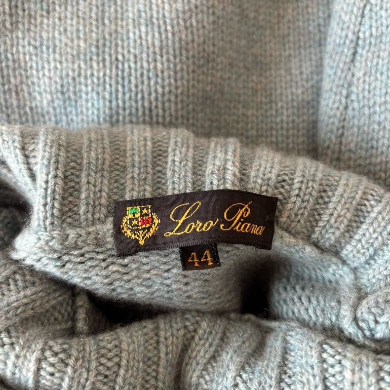 Ermenegildo Zegna Loro Piana Roll Neck Cashmere Sweater- Size US M / EU 48-50 / 2 - 2 Thumbnail