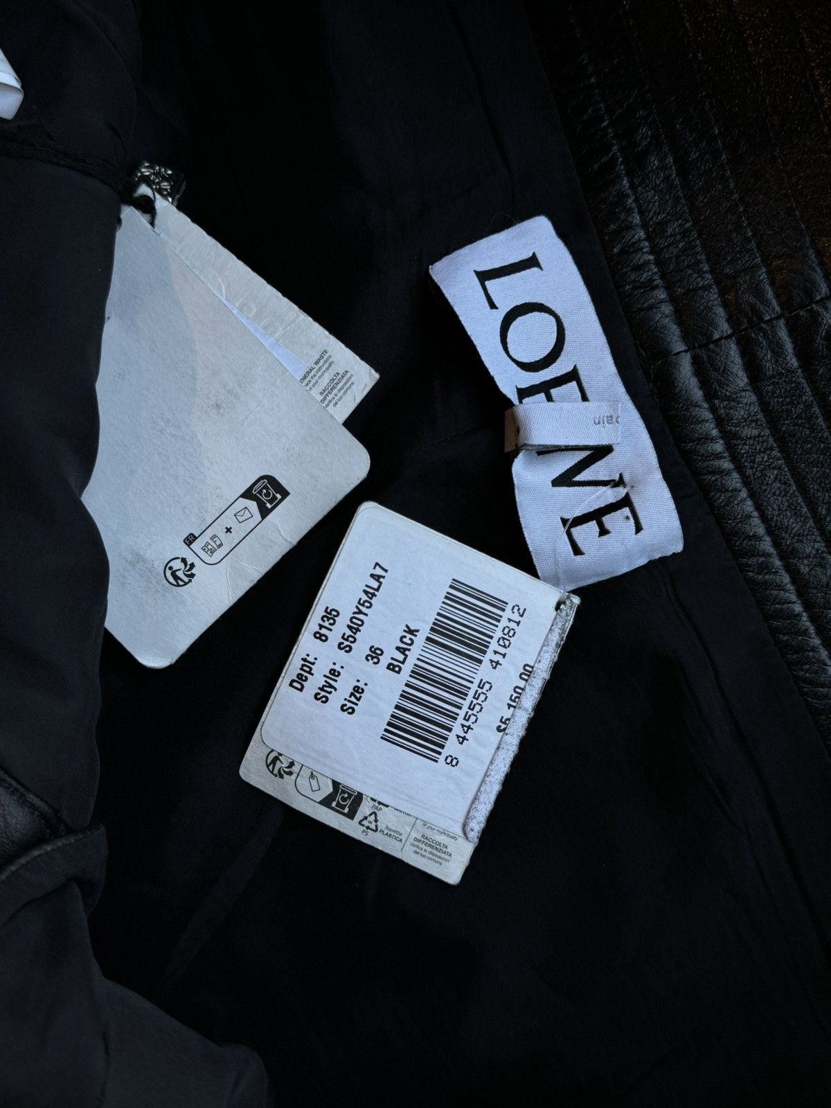 Loewe Loewe Black Lamb Skin Leather Pants New - 36 Size US 32 / EU 48 - 9 Thumbnail