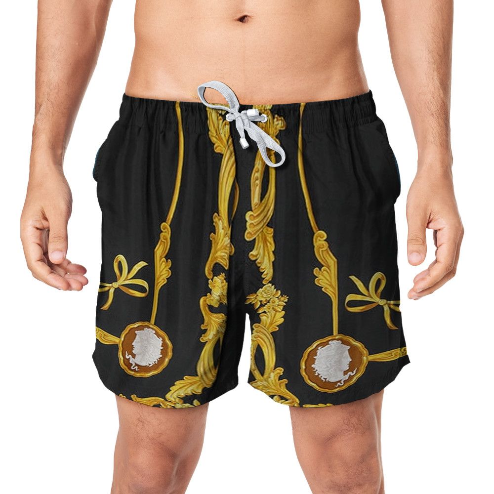 Designer Cameo Shorts – Men’s Summer Beach Essential Size US 33 - 1 Thumbnail