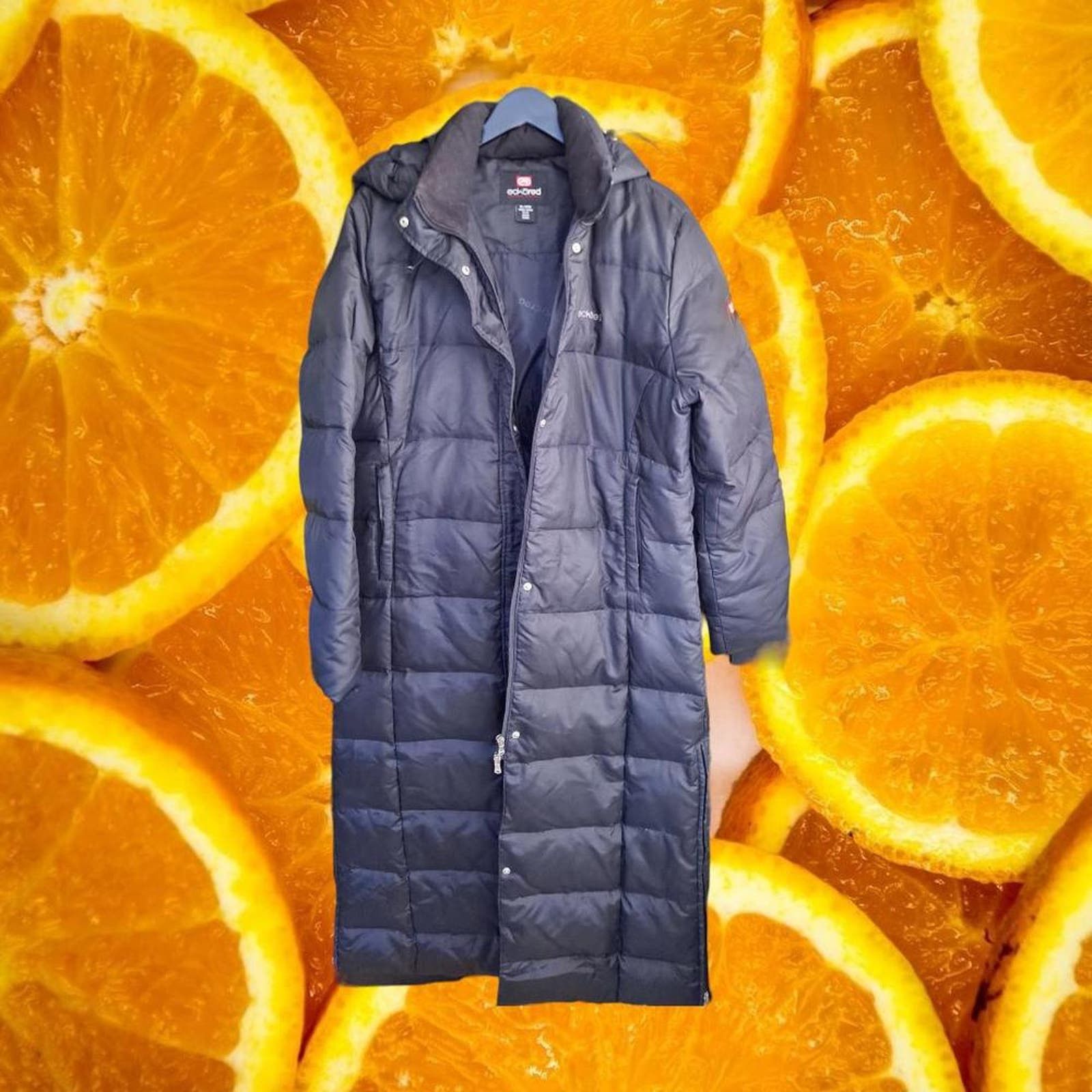Ecko Unltd. Ecko Red‎ Long Black Hooded Puffer Coat Size XL Size XL / US 12-14 / IT 48-50 - 2 Thumbnail