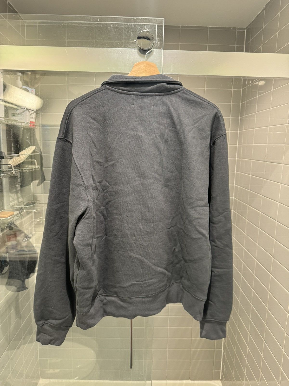 Zara Grey Zara Quarterzip Size US L / EU 52-54 / 3 - 3 Thumbnail