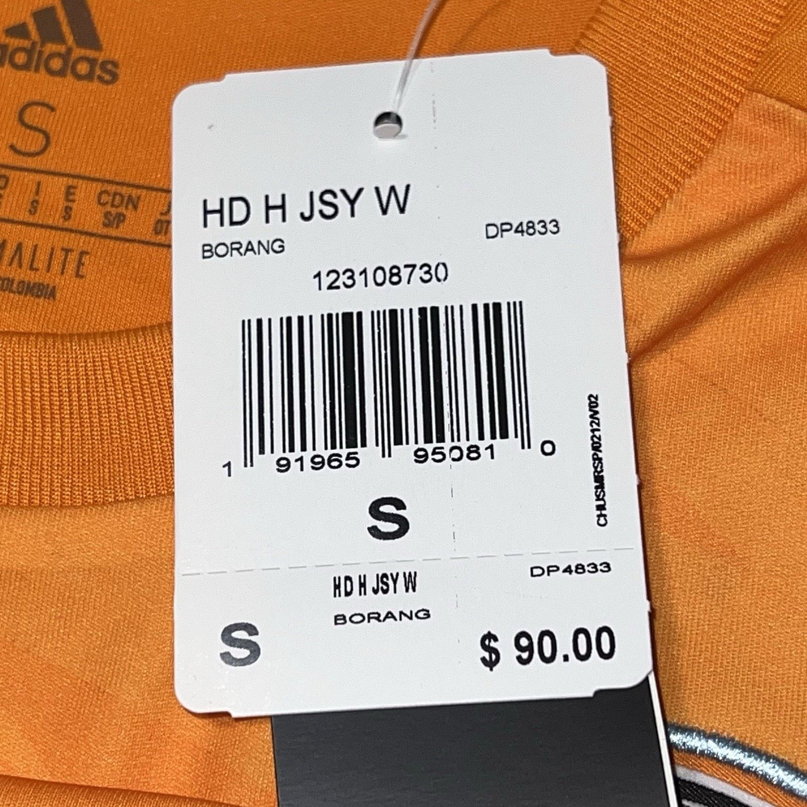 Adidas Adidas Climalite Houston Dynamo MLS DP4833 Jersey Sz Small Size S / US 4 / IT 40 - 7 Thumbnail