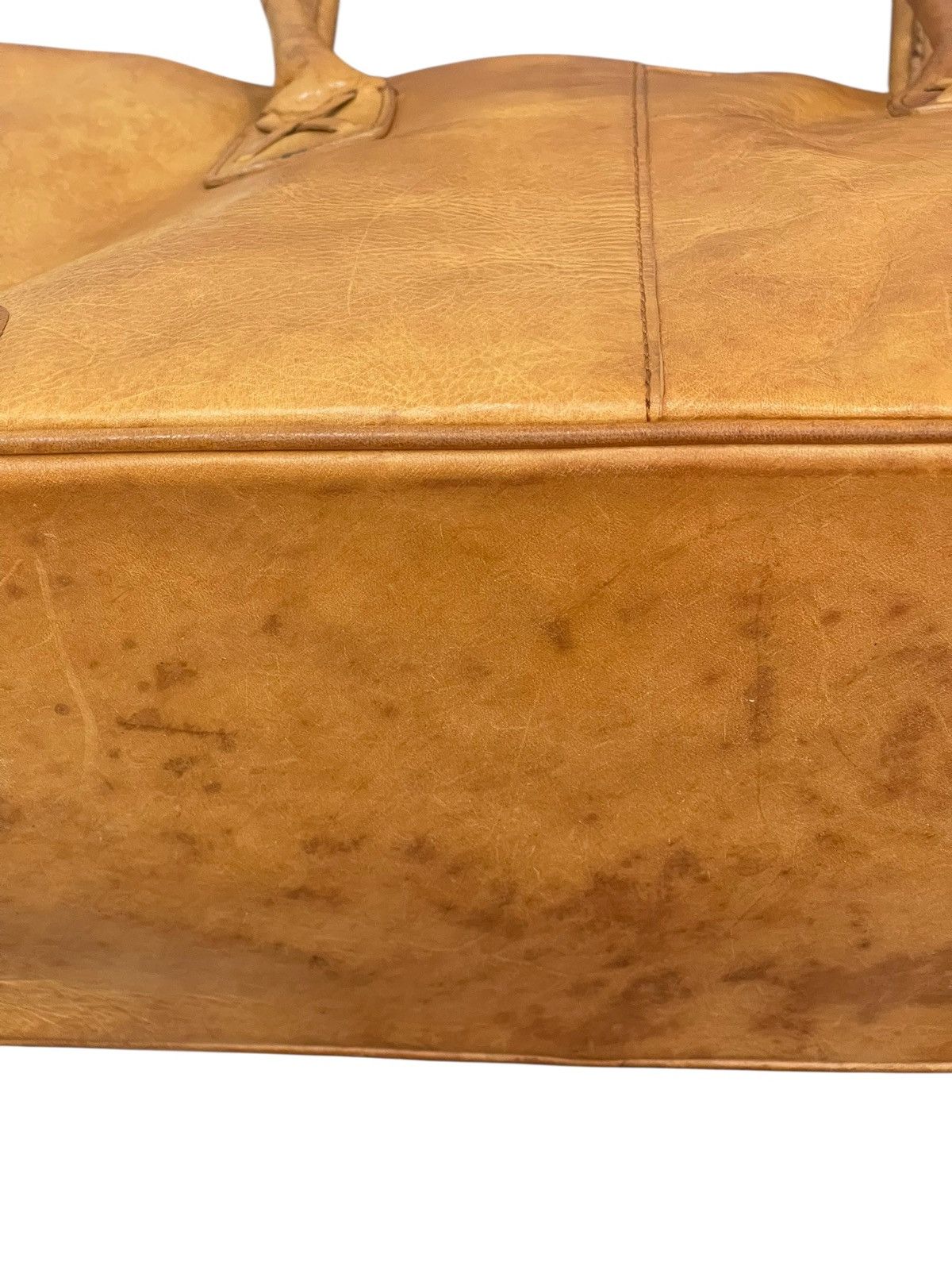 Genuine Leather Full Leather Patina Unknown Tote Shoulder Bag 2🟩2 Size ONE SIZE - 9 Thumbnail