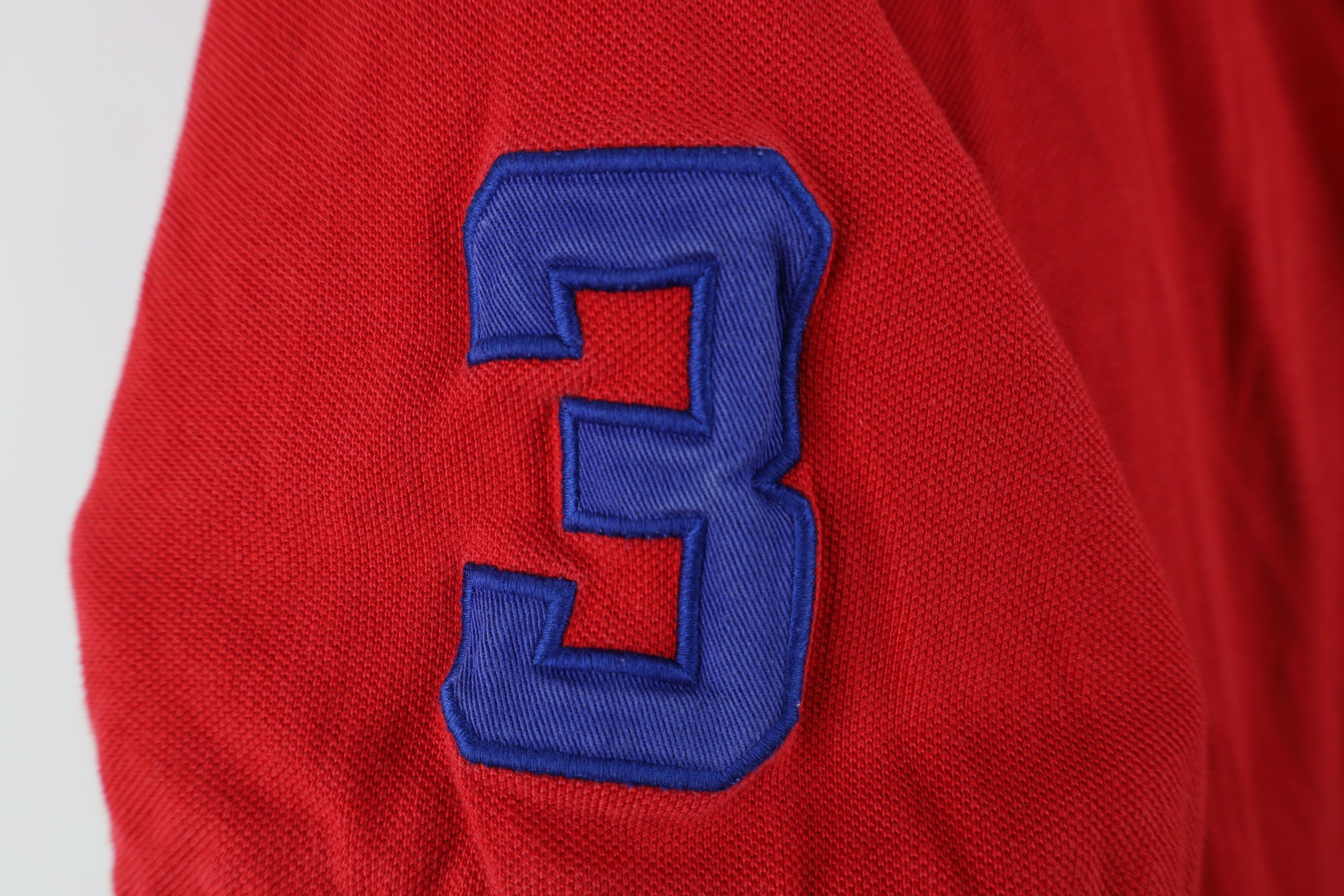 Ralph Lauren Vintage 90s Ralph Lauren Big Pony Collared Polo Shirt Red Size US XXL / EU 58 / 5 - 5 Thumbnail