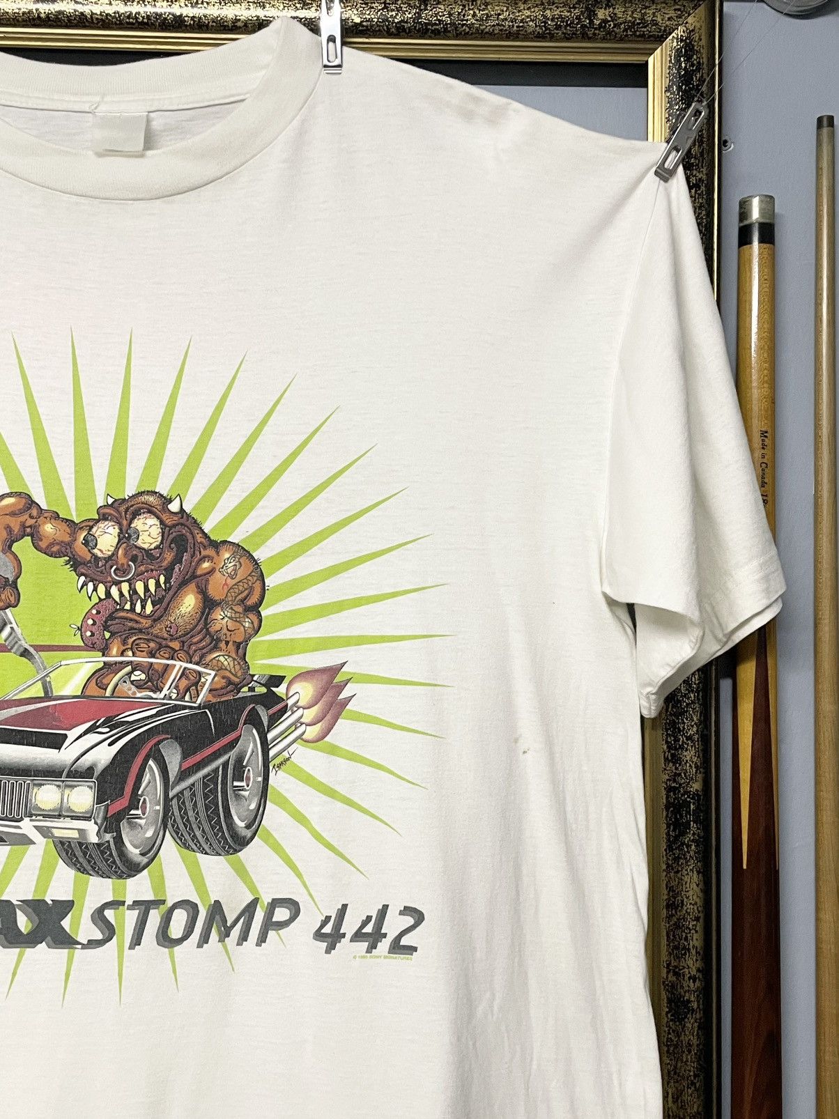 Band Tees Vintage Og 1995 Anthrax Storm 442 Sony Signature Graphic Tee Size US XL / EU 56 / 4 - 4 Thumbnail