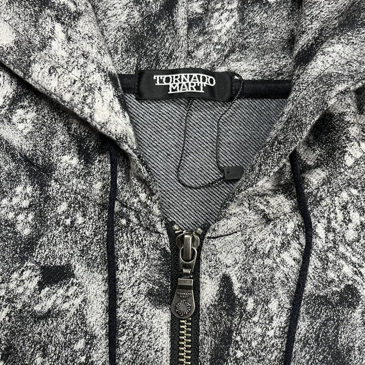 Tornado Mart Tornado mart grey leopard pattern double zip hoodie Size US S / EU 44-46 / 1 - 5 Thumbnail
