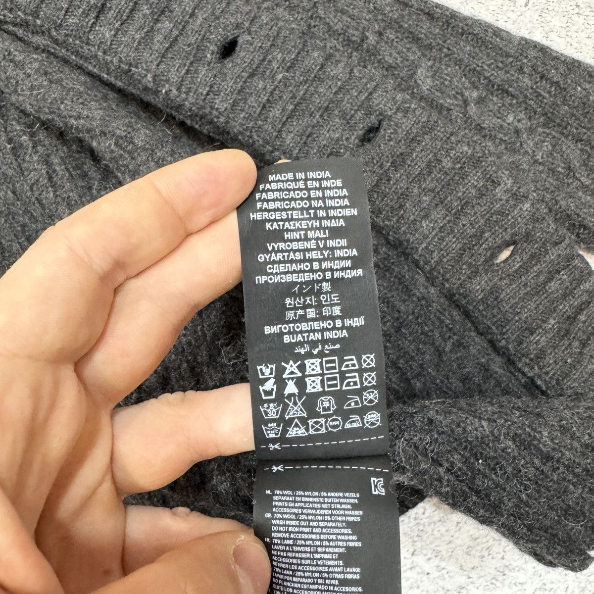 G-Star RAW Mens Wool Higging Cardigan Knit S size