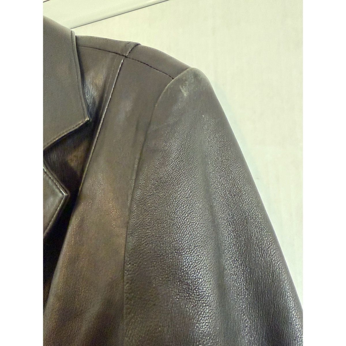Wilsons Leather WILSONS PELLE STUDIO VINTAGE BLAZER LEATHER JACKET Size XL / US 12-14 / IT 48-50 - 6 Thumbnail