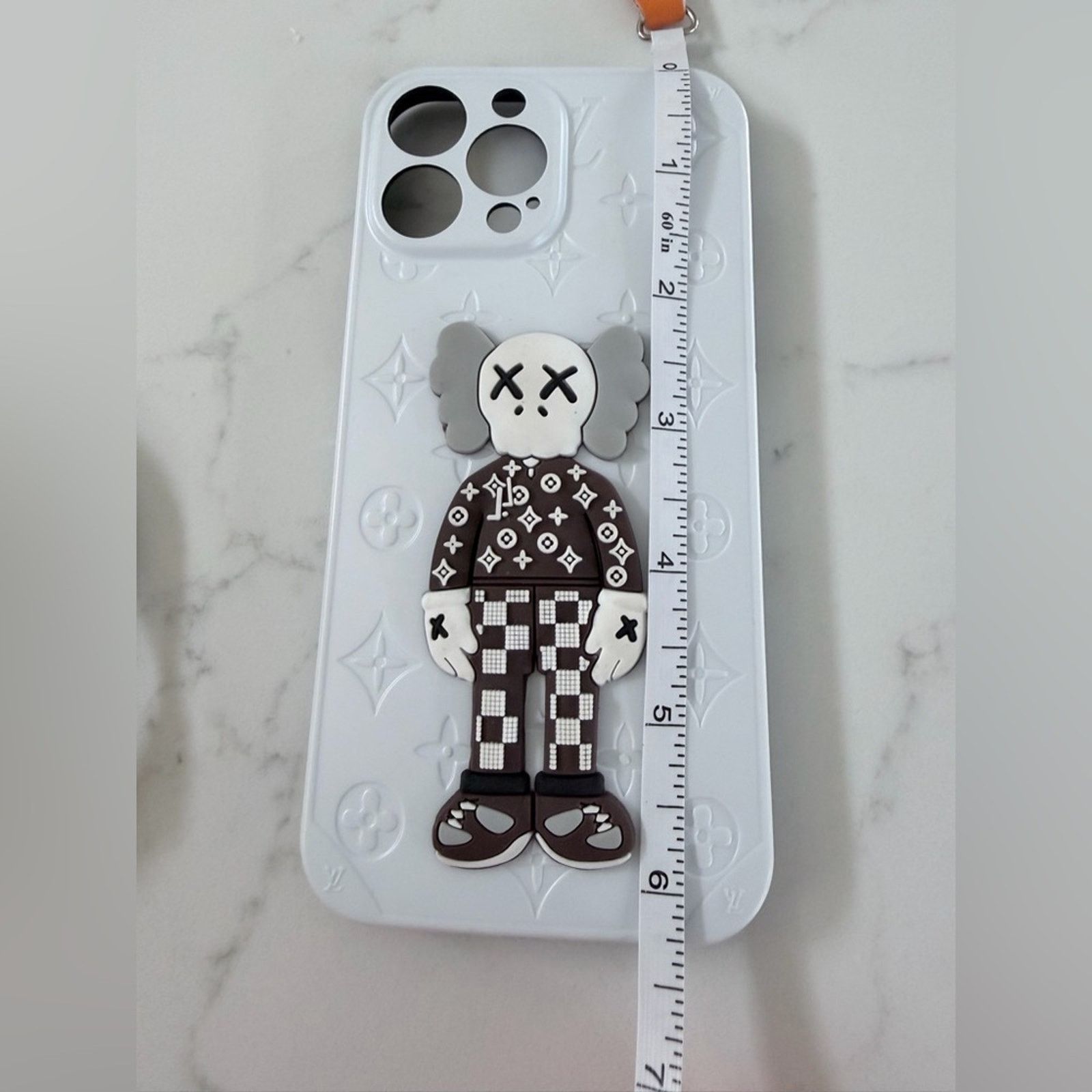 Other iPhone 13 Pro Max Designer White and Brown Phone Case Size ONE SIZE - 4 Thumbnail