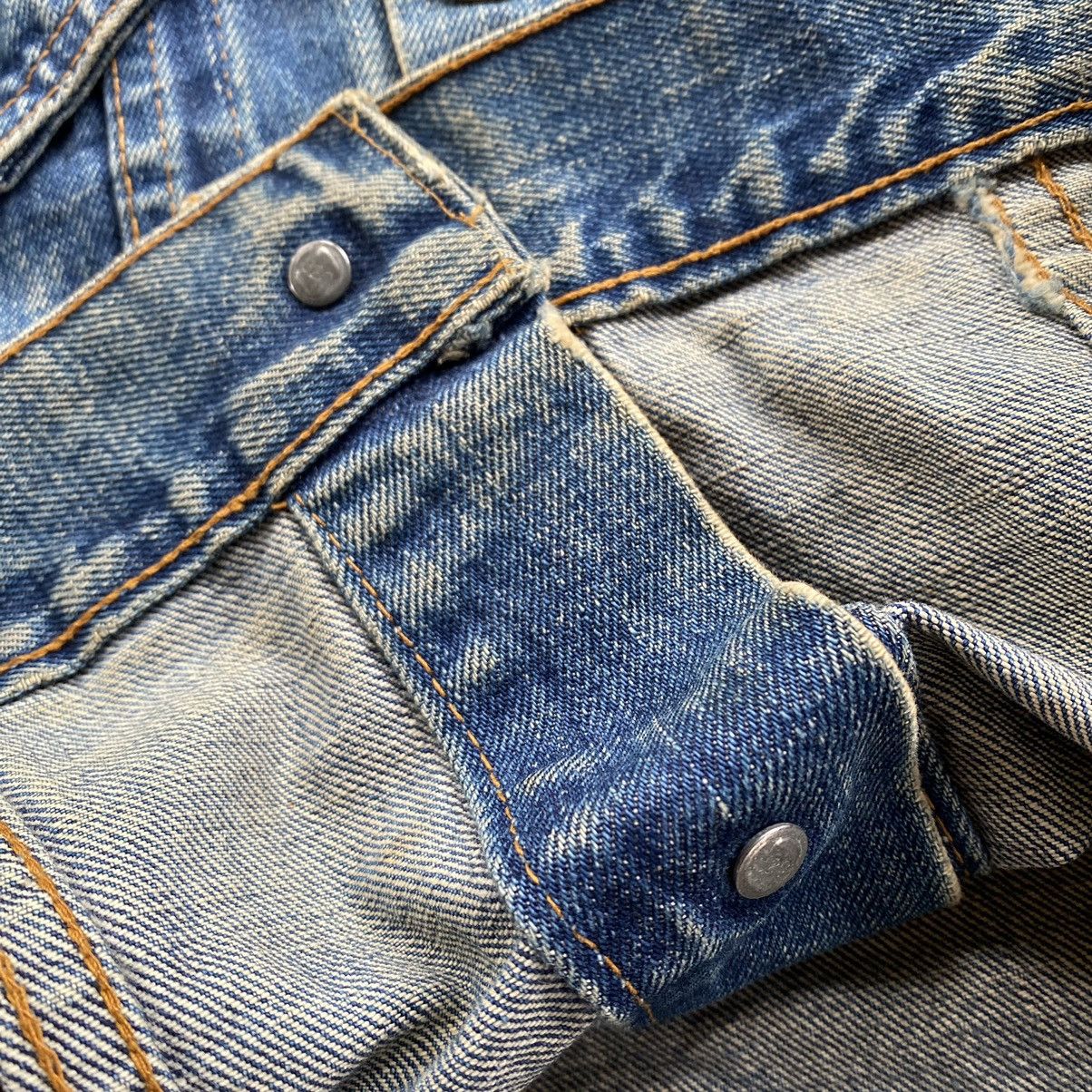 Levi's Distressed Vintage LEVI'S Denim Trucker Jacket Size US S / EU 44-46 / 1 - 9 Thumbnail