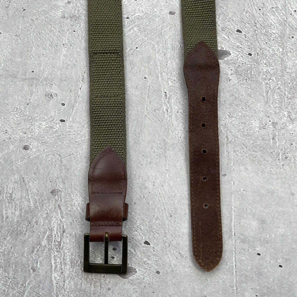 Barbour × Vintage Vintage barbour belt dark olive y2k Size ONE SIZE - 6 Thumbnail