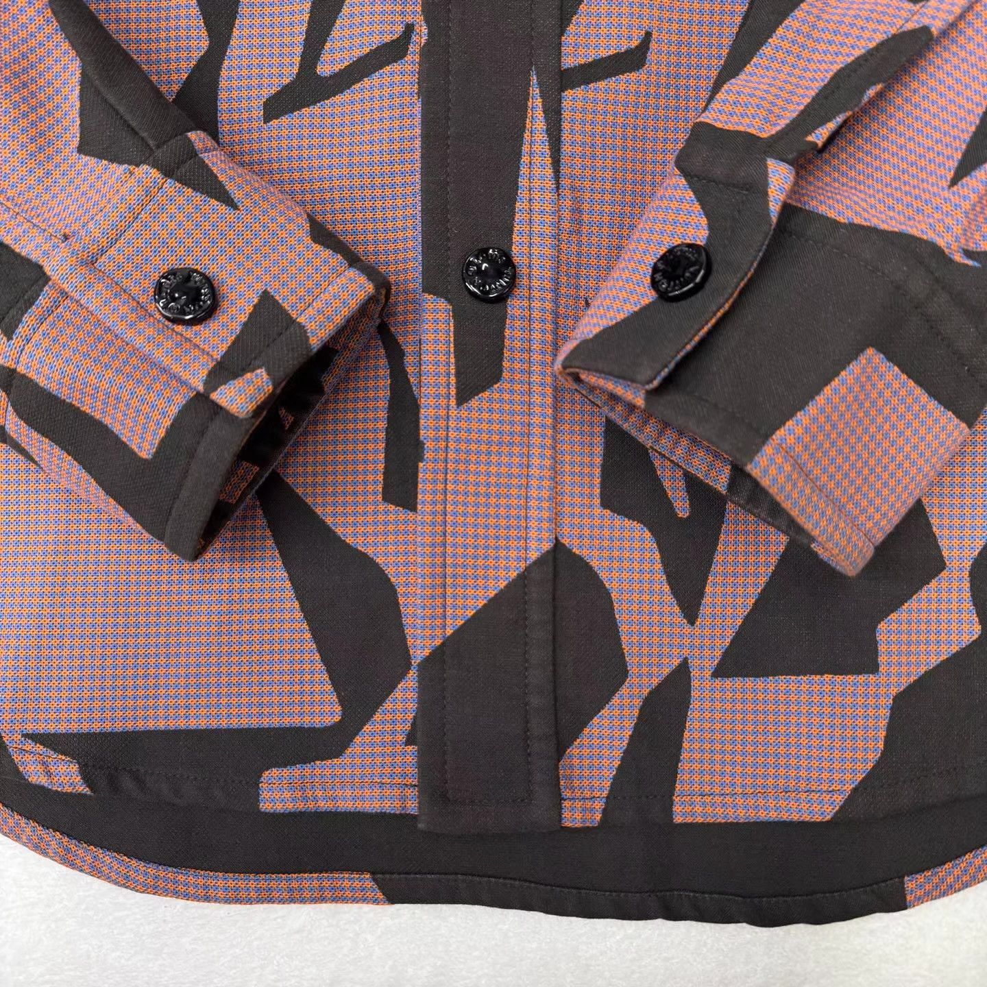 Louis Vuitton LV Pink & Brown Color Block Geometric Pattern Jacket Q10 Size US L / EU 52-54 / 3 - 3 Thumbnail
