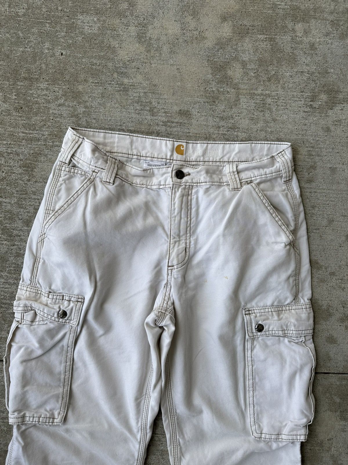 Carhartt × Vintage Carhartt Baggy Cargo Workwear Pants Size US 33 - 4 Thumbnail